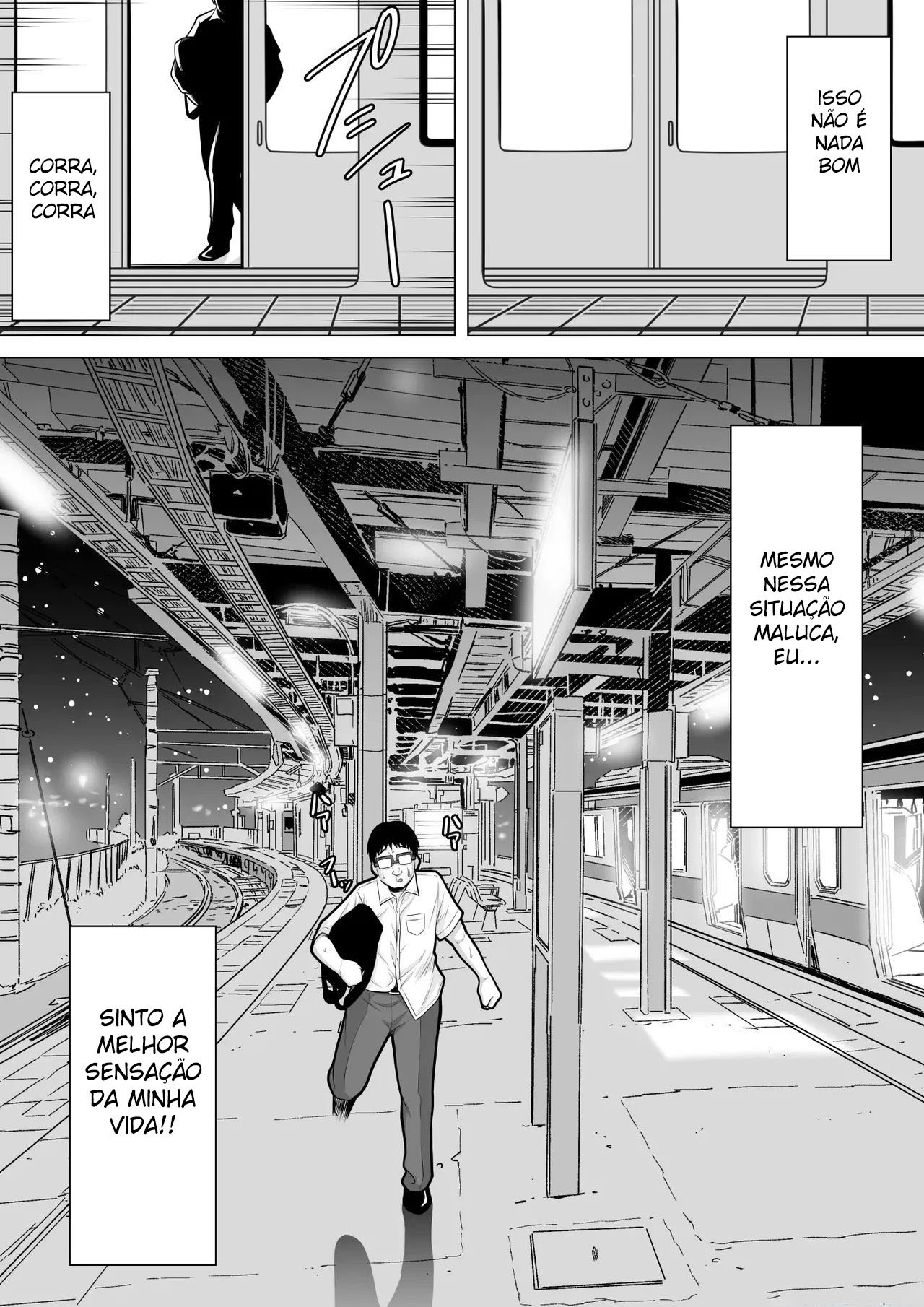 Quando Entrei No Último Trem, Encontrei Uma Mulher Bêbada, Então a Fodi Enquanto Ela Dormia - Foto 56