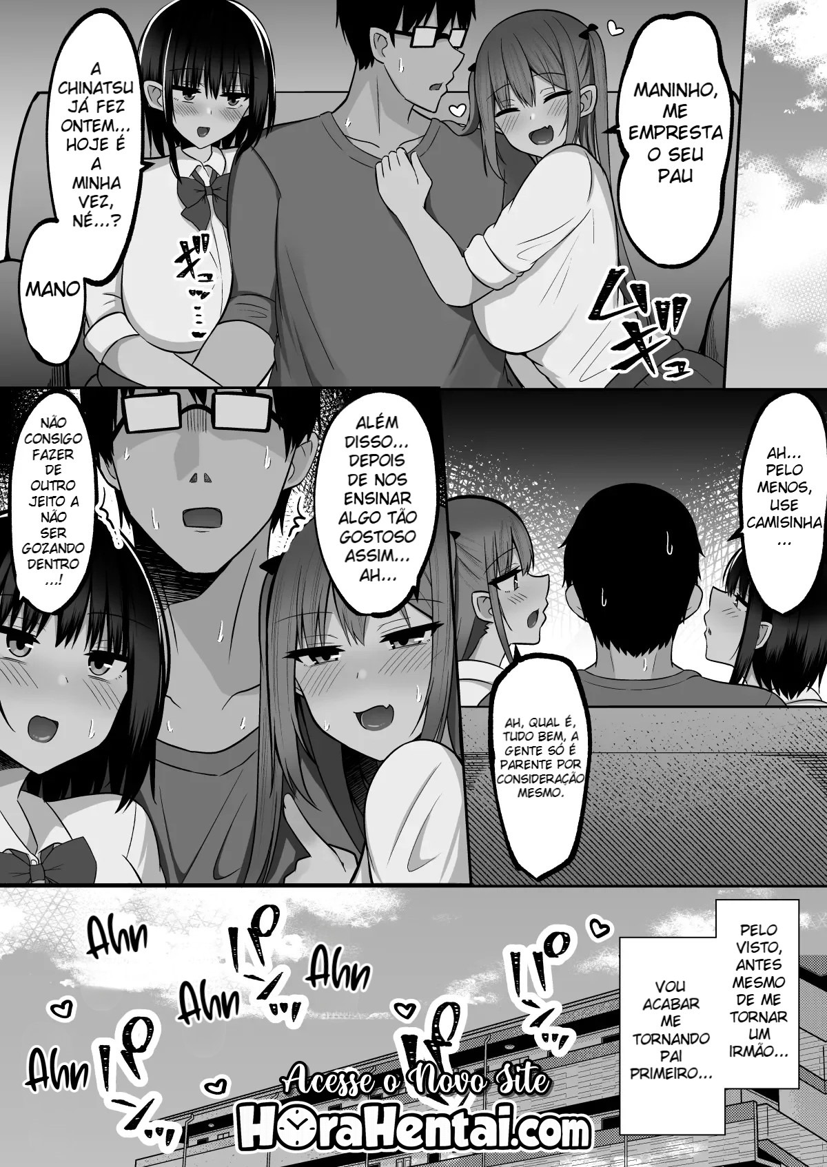 Irmãs Gyaru de Repente ~ A História de Emprestar Meu Pau para Irmãs Gyaru Que Ganhei por Causa do Novo Casamento do Meus Pai ~ - Foto 57