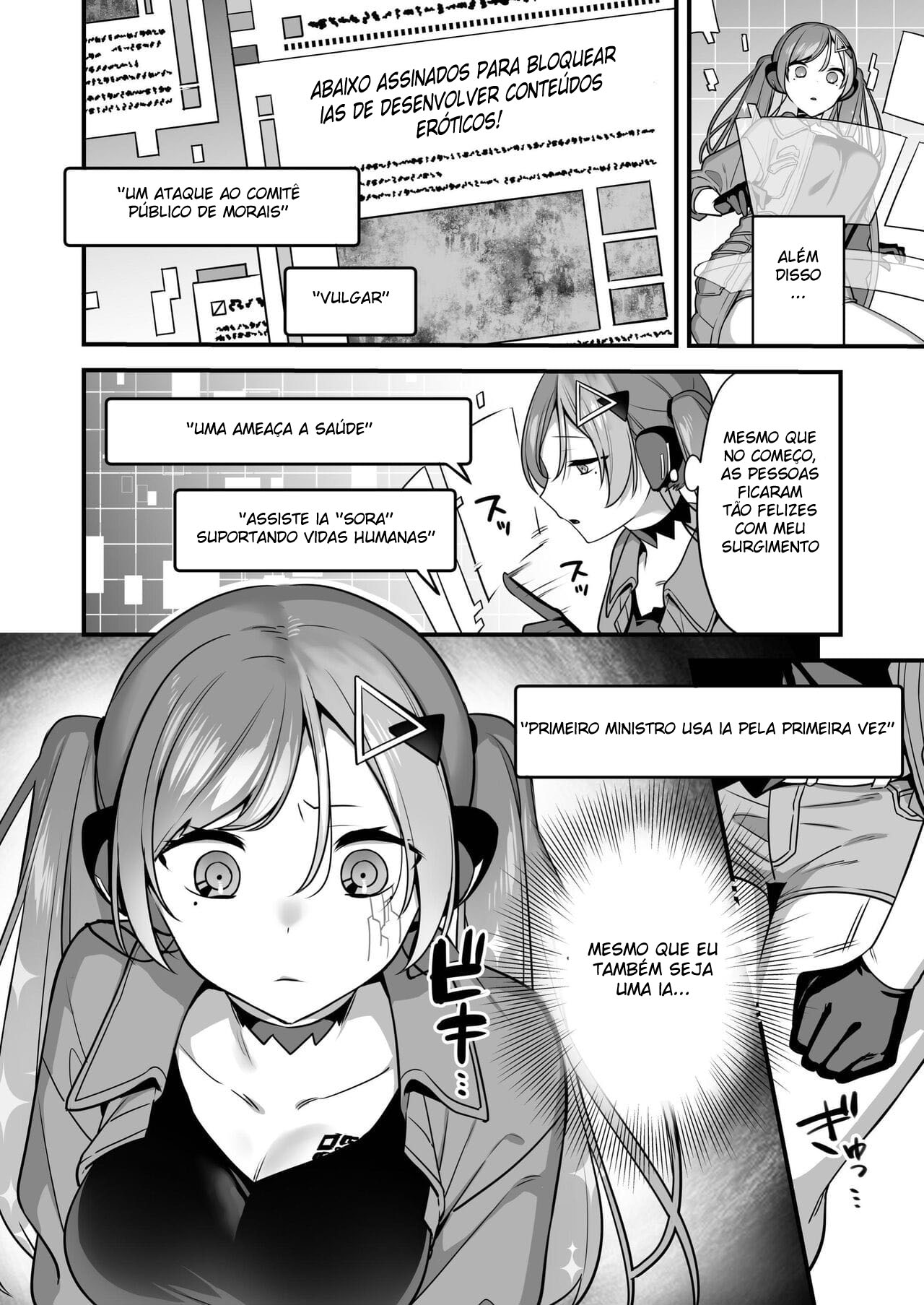 A Vingança da Ia de Mangá Erótico ~ Foda Reversa para Fazer a Humanidade Aprender a Lição ~ - Foto 6