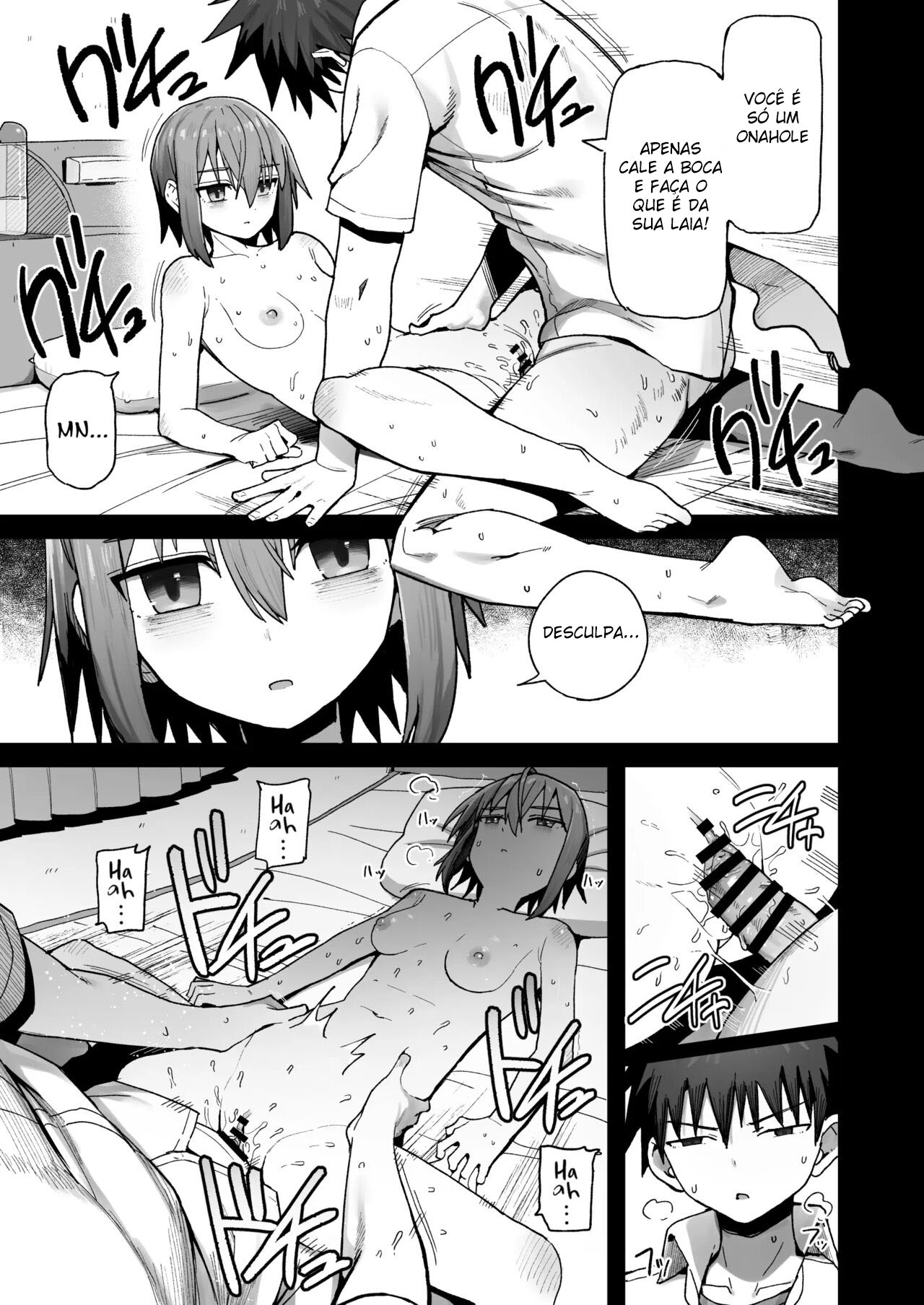 Por Favor, Não me Deixe Ir ~Acabei Me Apaixonando Pela Minha Amiga de Inf*** Onahole~ - Foto 6