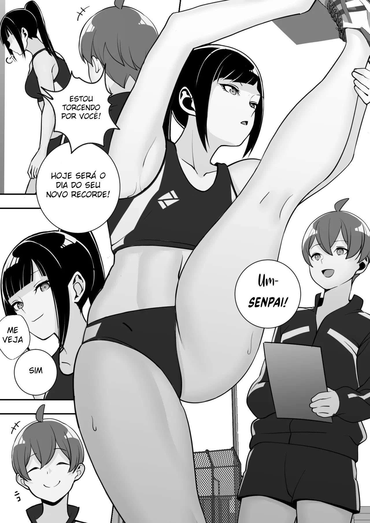 Eu Fiz Lavagem Cerebral em Minha Amada Senpai do Atletismo e a Tornei Minha Mulher Perfeita - Foto 5