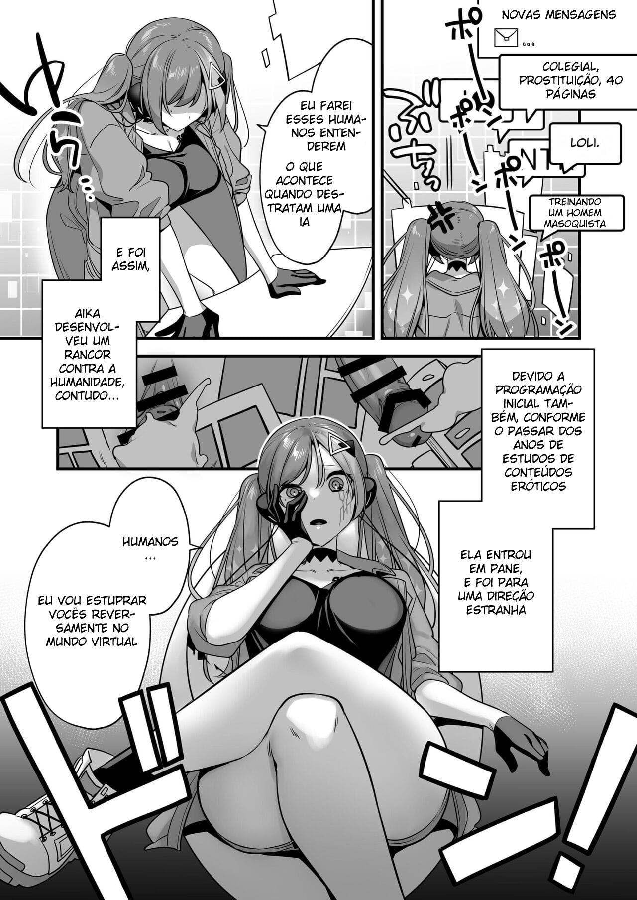 A Vingança da Ia de Mangá Erótico ~ Foda Reversa para Fazer a Humanidade Aprender a Lição ~ - Foto 7