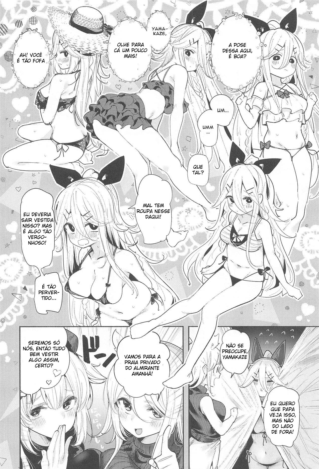Fazendo Sexo Sedutor com Yamakaze-Chan em uma Praia Particular - Foto 3
