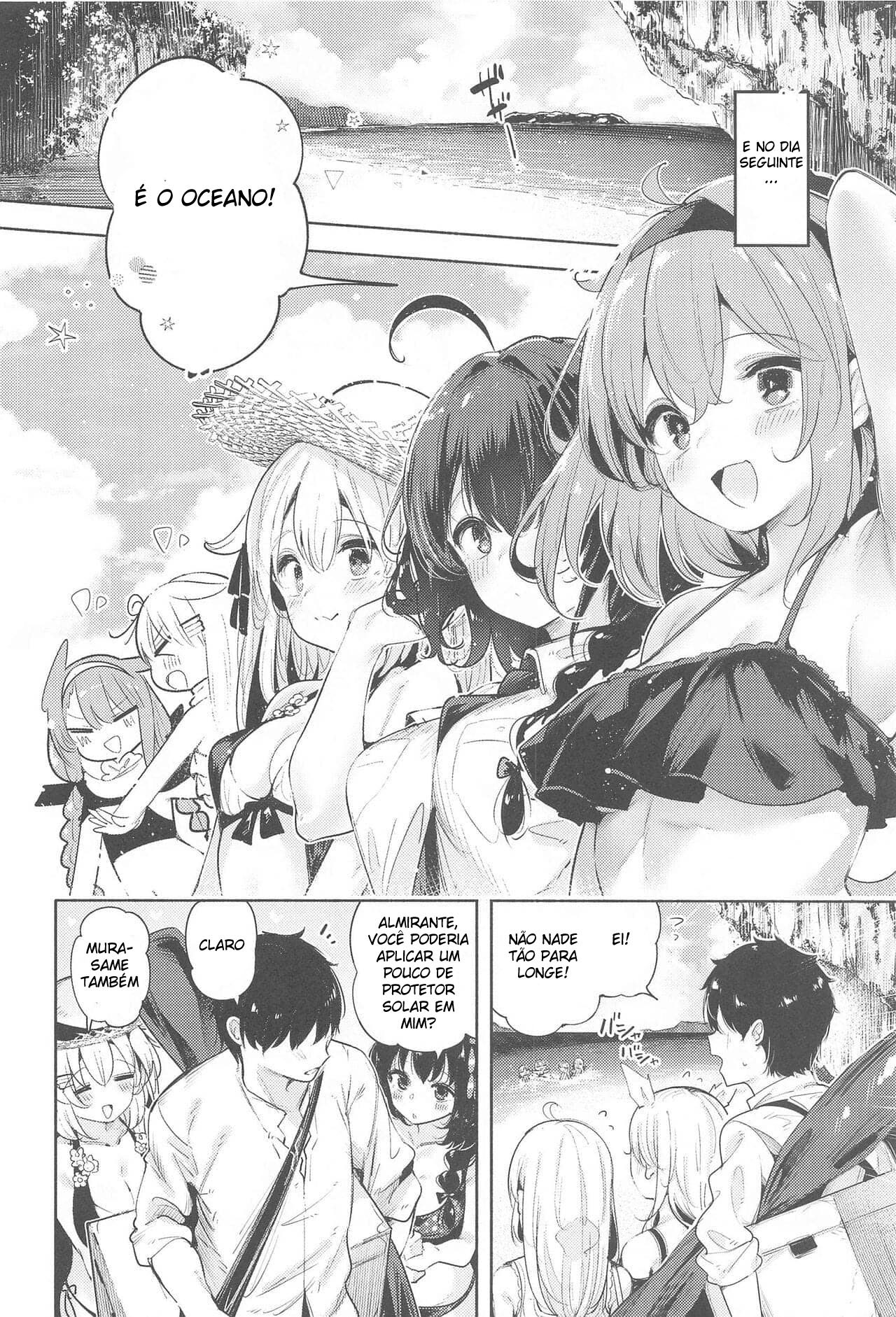 Fazendo Sexo Sedutor com Yamakaze-Chan em uma Praia Particular - Foto 5