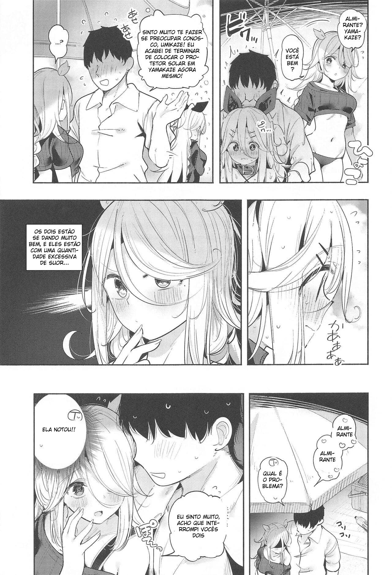 Fazendo Sexo Sedutor com Yamakaze-Chan em uma Praia Particular - Foto 10