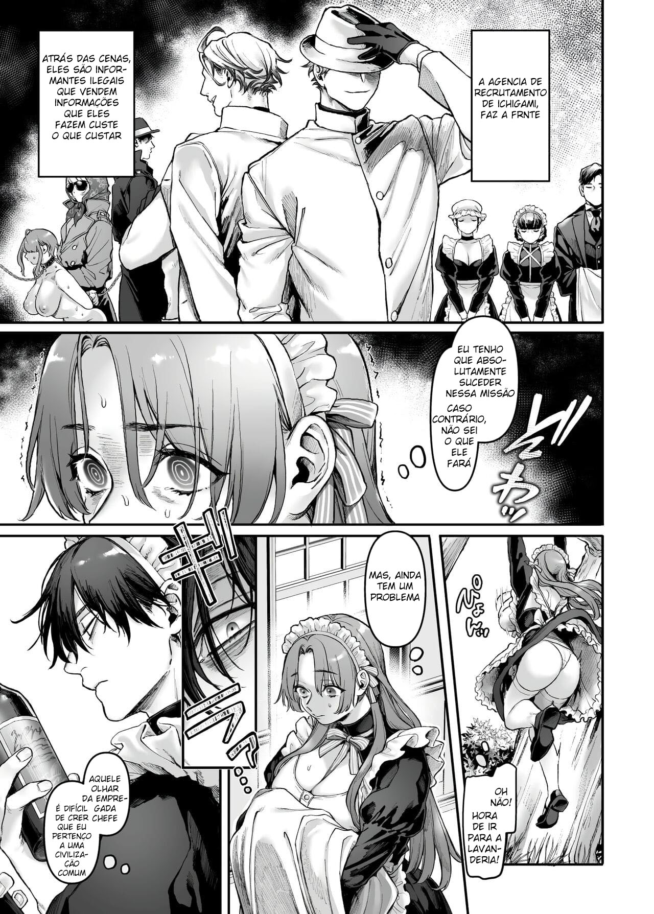 Infiltração! Reembolso de Dívidas de uma Espiã à Beira do Precipício ~A Empregada Crossdressing e o Chefe Oni~ - Foto 10