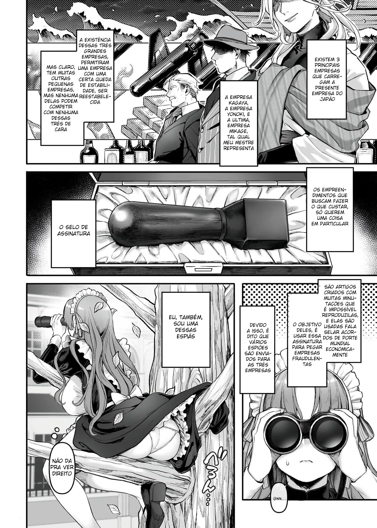 Infiltração! Reembolso de Dívidas de uma Espiã à Beira do Precipício ~A Empregada Crossdressing e o Chefe Oni~ - Foto 9
