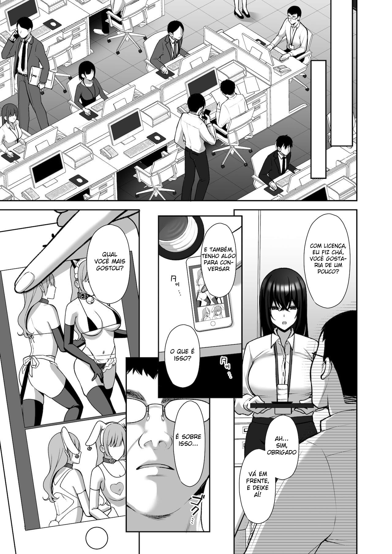 Treinamento Masoquista de Onahole ás Escondidas Com Minha Secretária - Foto 34