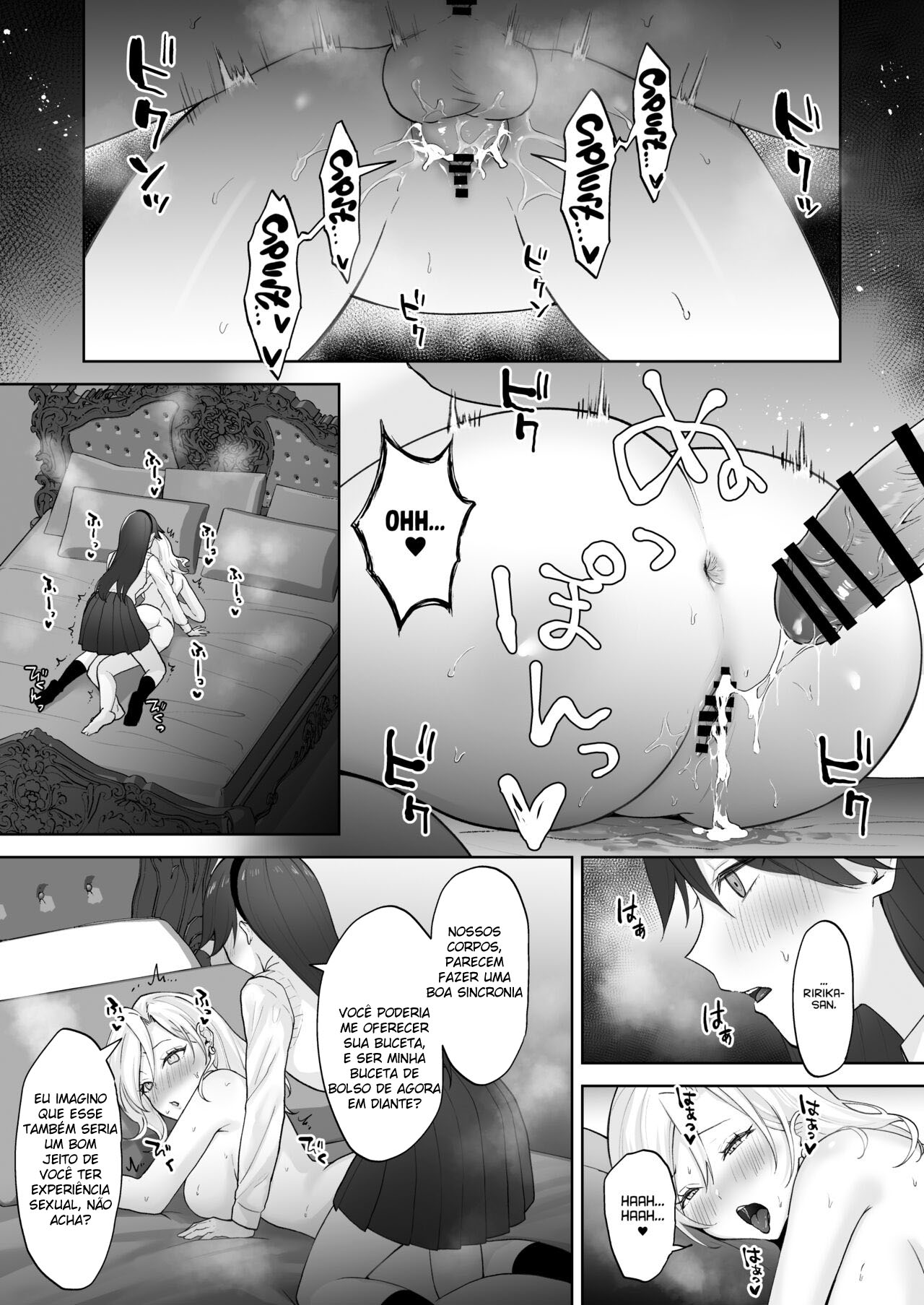 Uma Gal Virgem Que se Tornou um Onahole para uma Jovem F*** - Foto 36