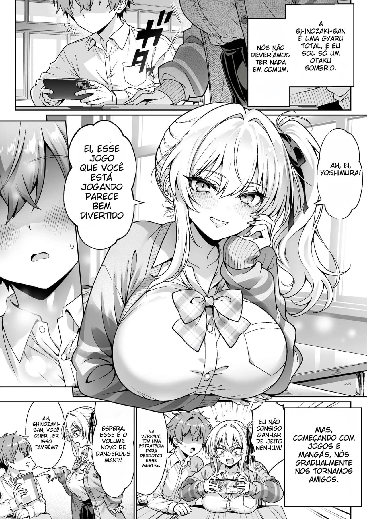 A Gyaru Atrevida da Turma Era Virgem ~ A História de Como Transamos Sem Camisinha Pela Primeira Vez, Com Direito a Clímax e Ejaculação Interna ~ - Foto 4