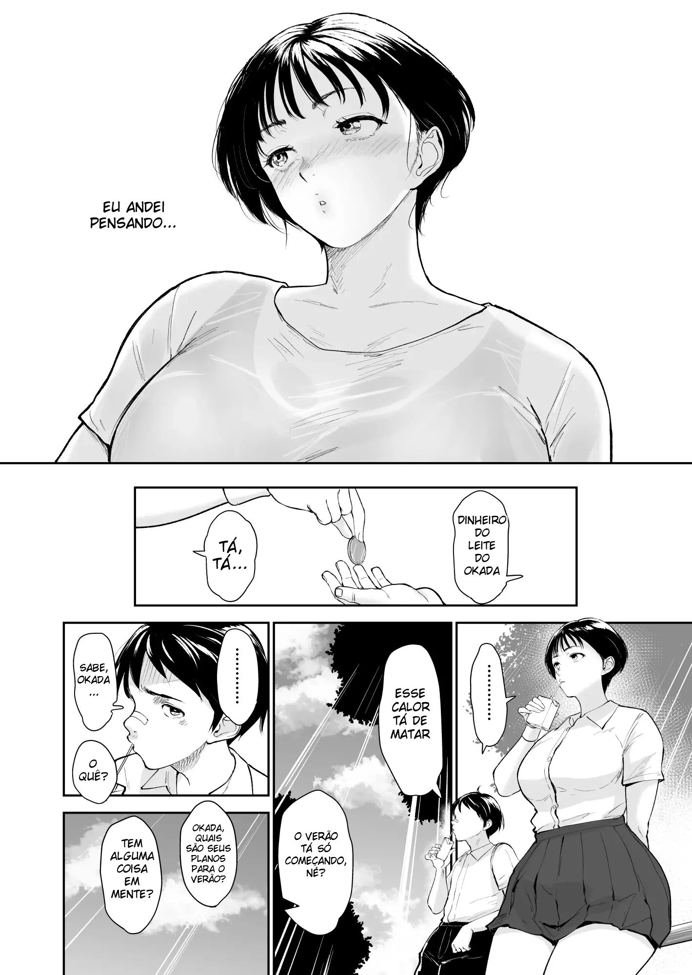 O Verão de Natsuki ~ Minha Amiga de Seios Fartos Foi Transformada Em Mulher Pelas Mãos de Um Adulto Durante o Verão - Foto 5