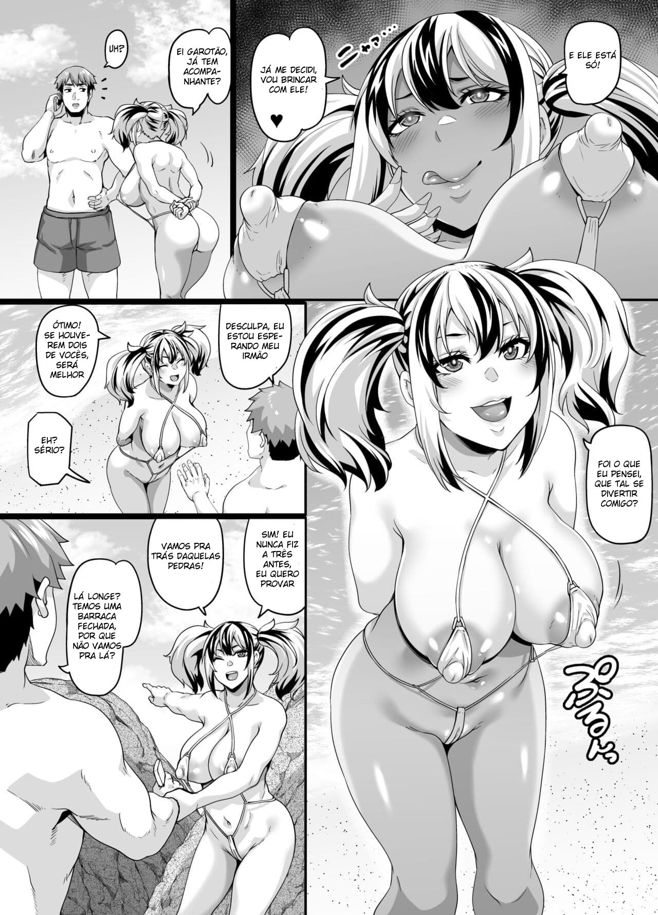 Férias em Família na Praia da Putaria: Banho de Sexo Sem Fim 2 ~Edição da Irmãzinha~ - Foto 7
