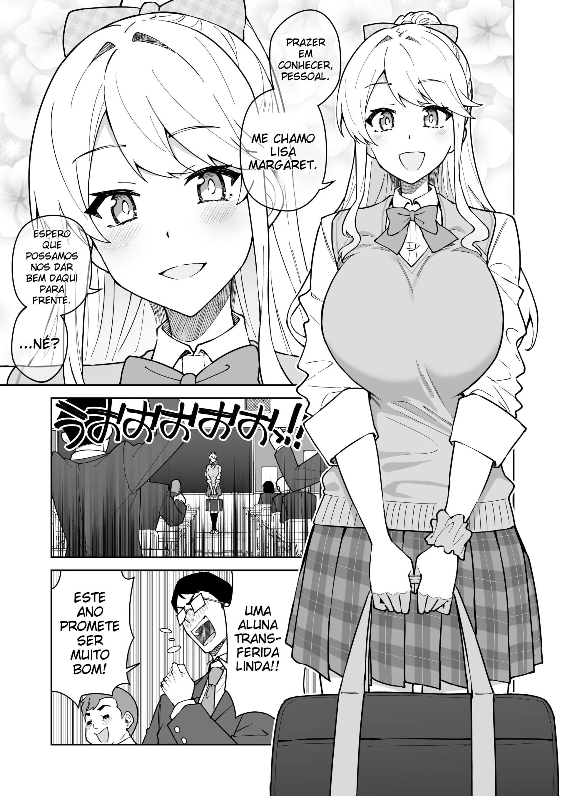 Atravesse Meu Coração ~ A Membro Tsundere do Comitê Disciplinar e a Linda Estudante de Intercâmbio Loira ~ - Foto 7