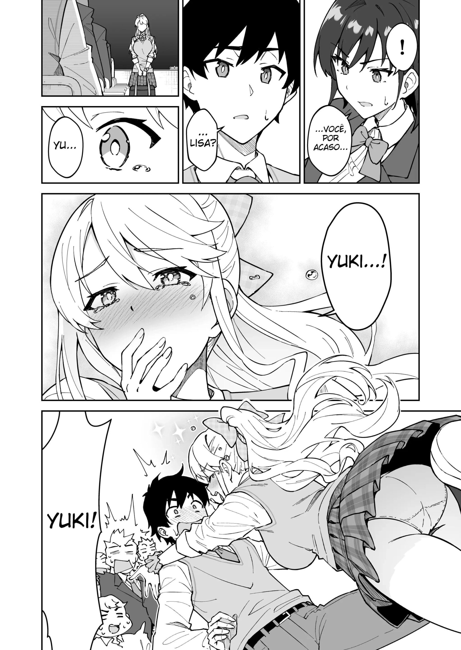 Atravesse Meu Coração ~ A Membro Tsundere do Comitê Disciplinar e a Linda Estudante de Intercâmbio Loira ~ - Foto 8