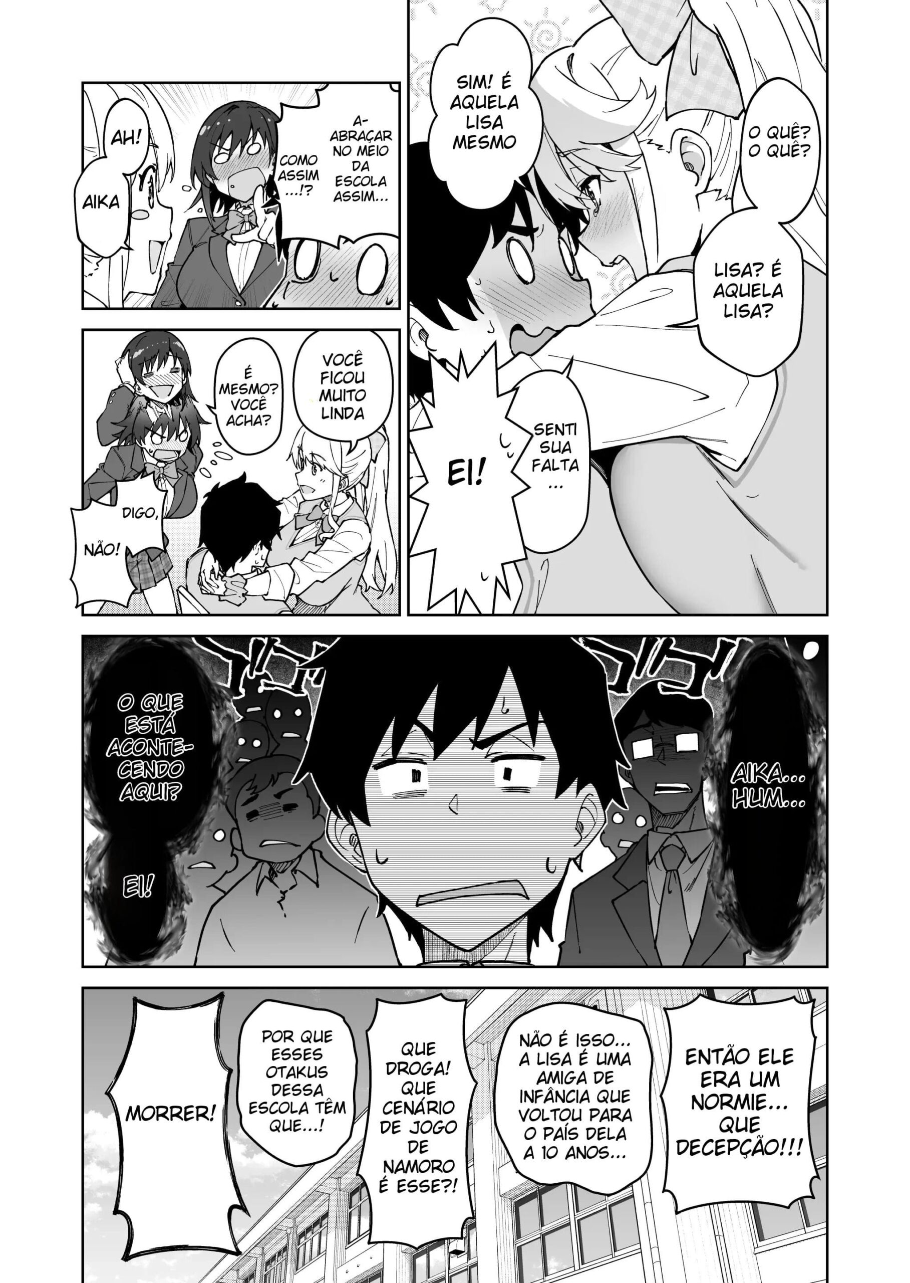 Atravesse Meu Coração ~ A Membro Tsundere do Comitê Disciplinar e a Linda Estudante de Intercâmbio Loira ~ - Foto 9