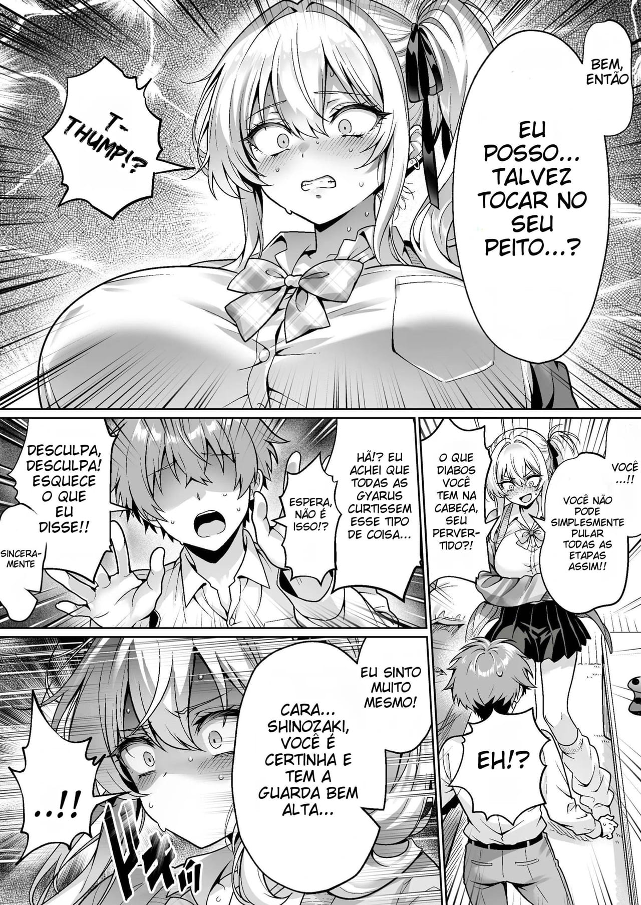 A Gyaru Atrevida da Turma Era Virgem ~ A História de Como Transamos Sem Camisinha Pela Primeira Vez, Com Direito a Clímax e Ejaculação Interna ~ - Foto 9