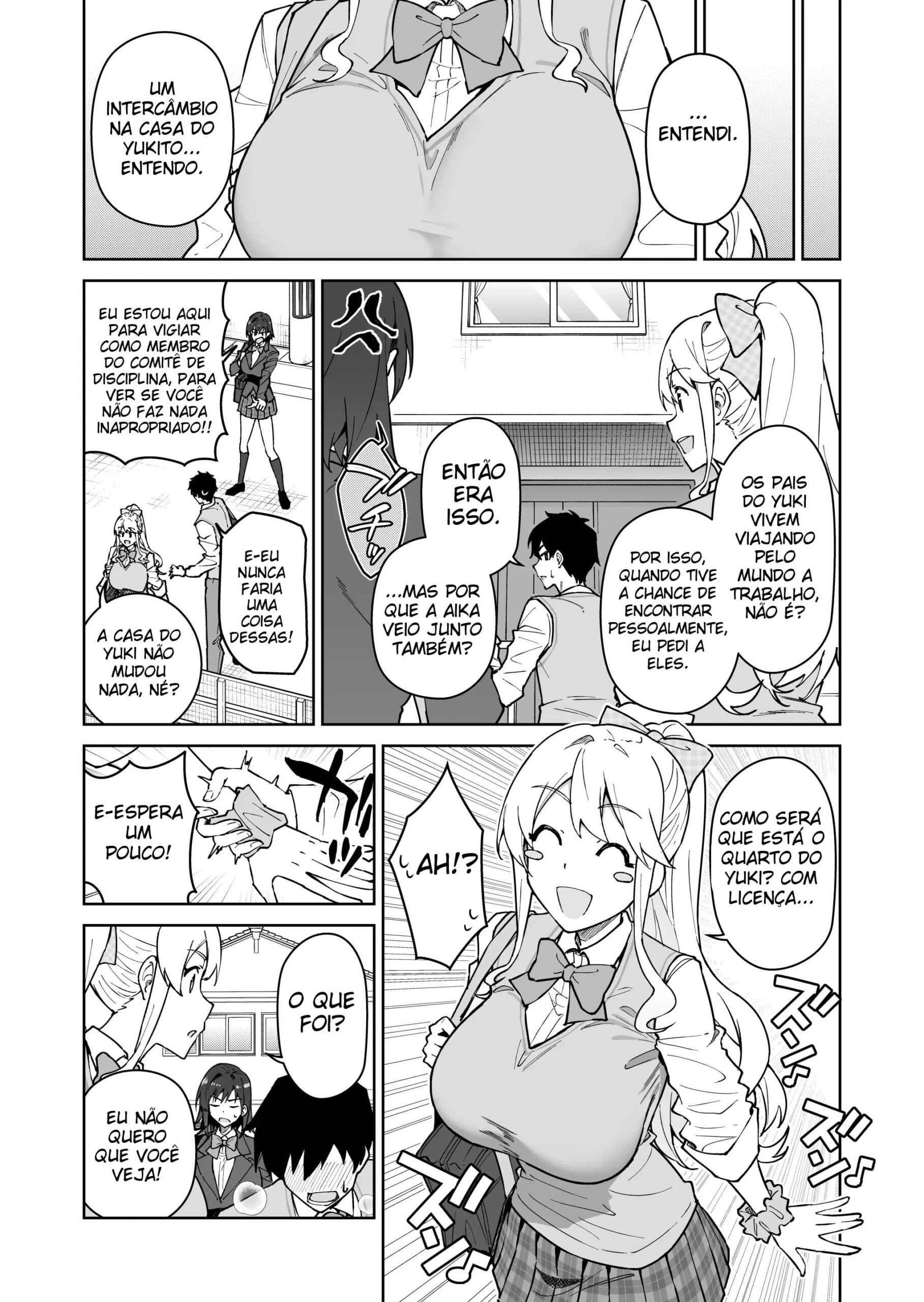 Atravesse Meu Coração ~ A Membro Tsundere do Comitê Disciplinar e a Linda Estudante de Intercâmbio Loira ~ - Foto 10
