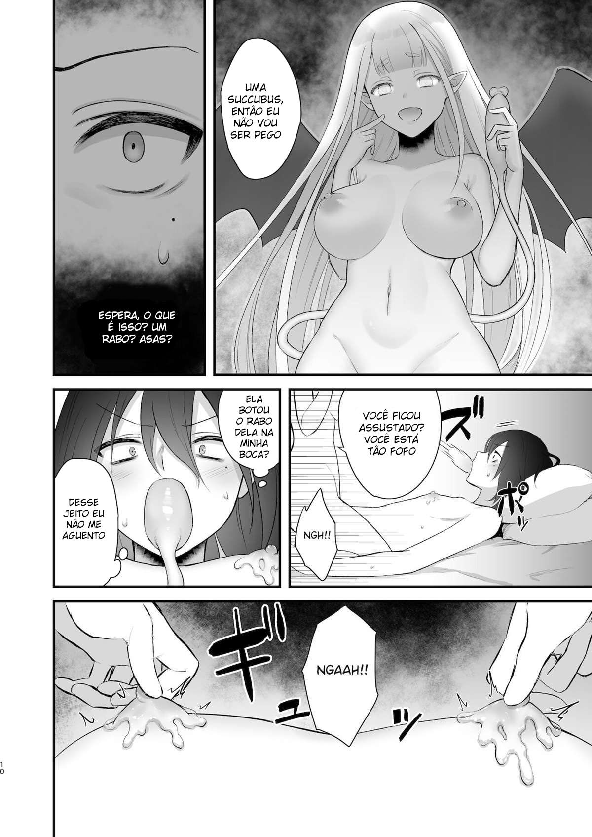 Um Mangá Em Que Um Rapaz Mimado Recebe Uma "Lição" de Uma Súcubo F***. - Foto 10