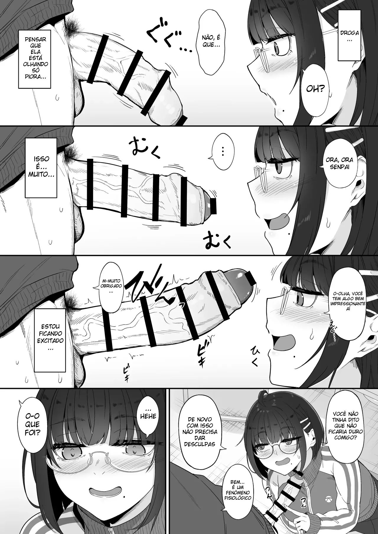 A História de Quando Emprestei Um Mangá para a Minha Kouhai Otaku e Ela Me Masturbou - Foto 11