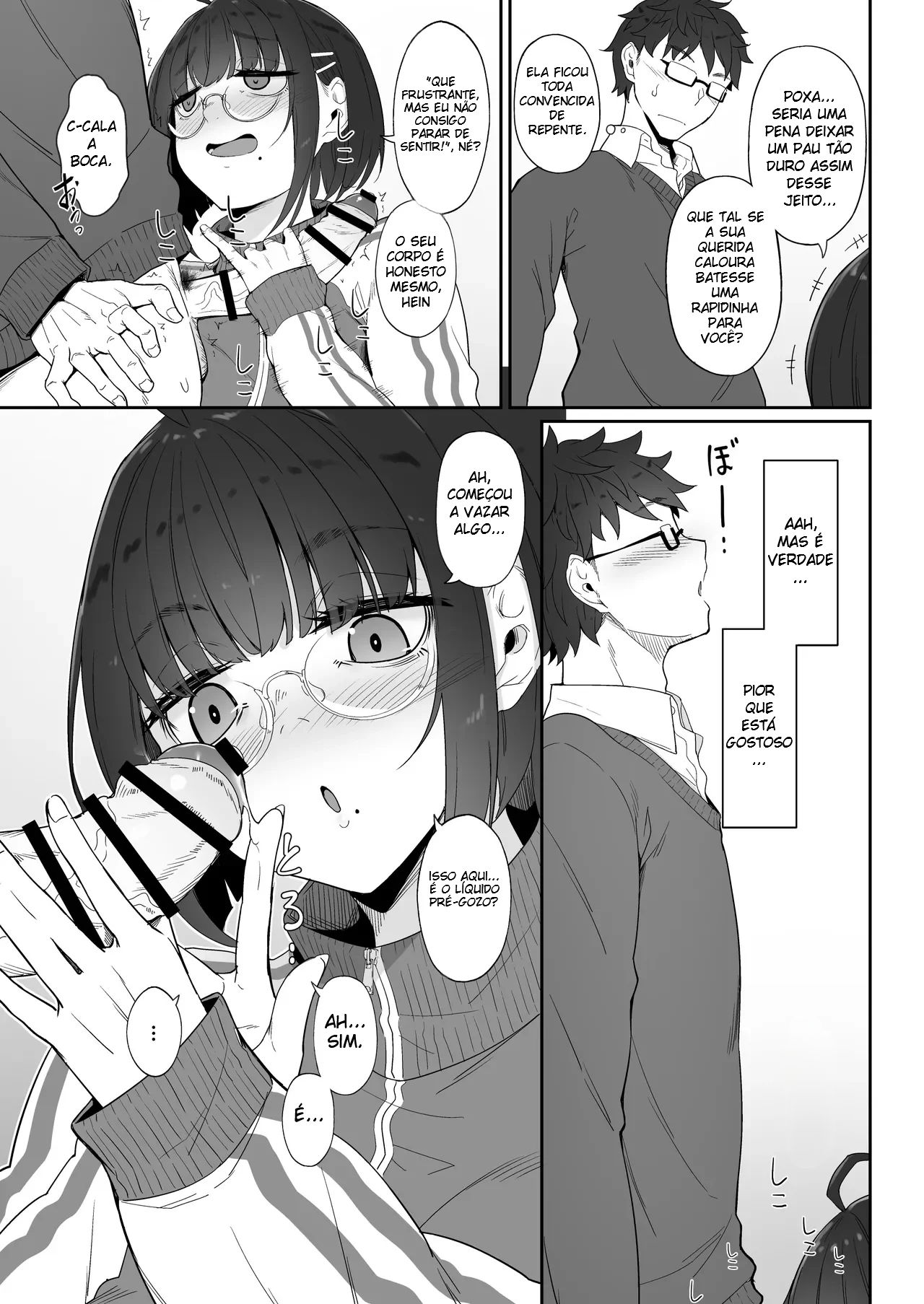 A História de Quando Emprestei Um Mangá para a Minha Kouhai Otaku e Ela Me Masturbou - Foto 12