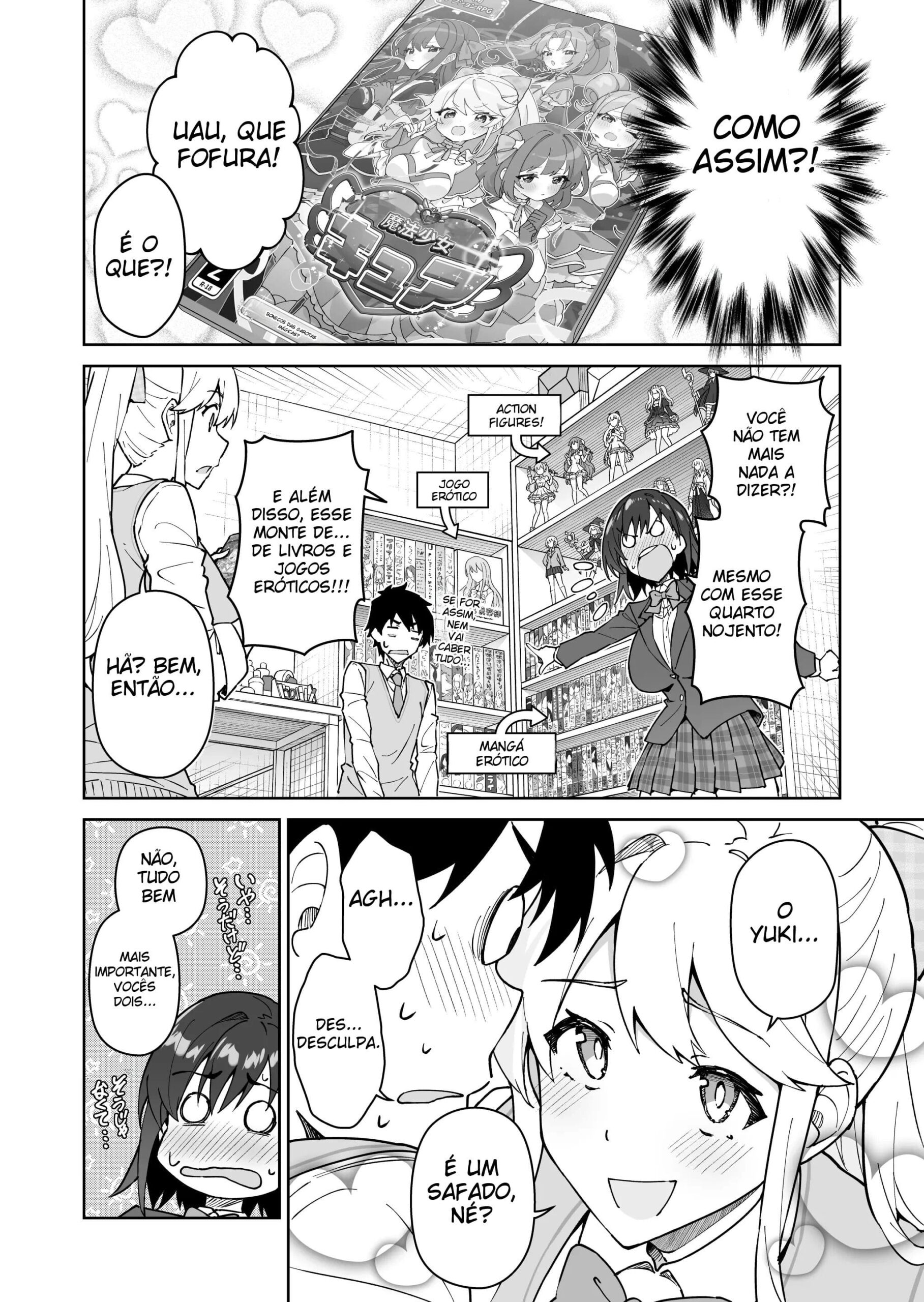 Atravesse Meu Coração ~ A Membro Tsundere do Comitê Disciplinar e a Linda Estudante de Intercâmbio Loira ~ - Foto 12