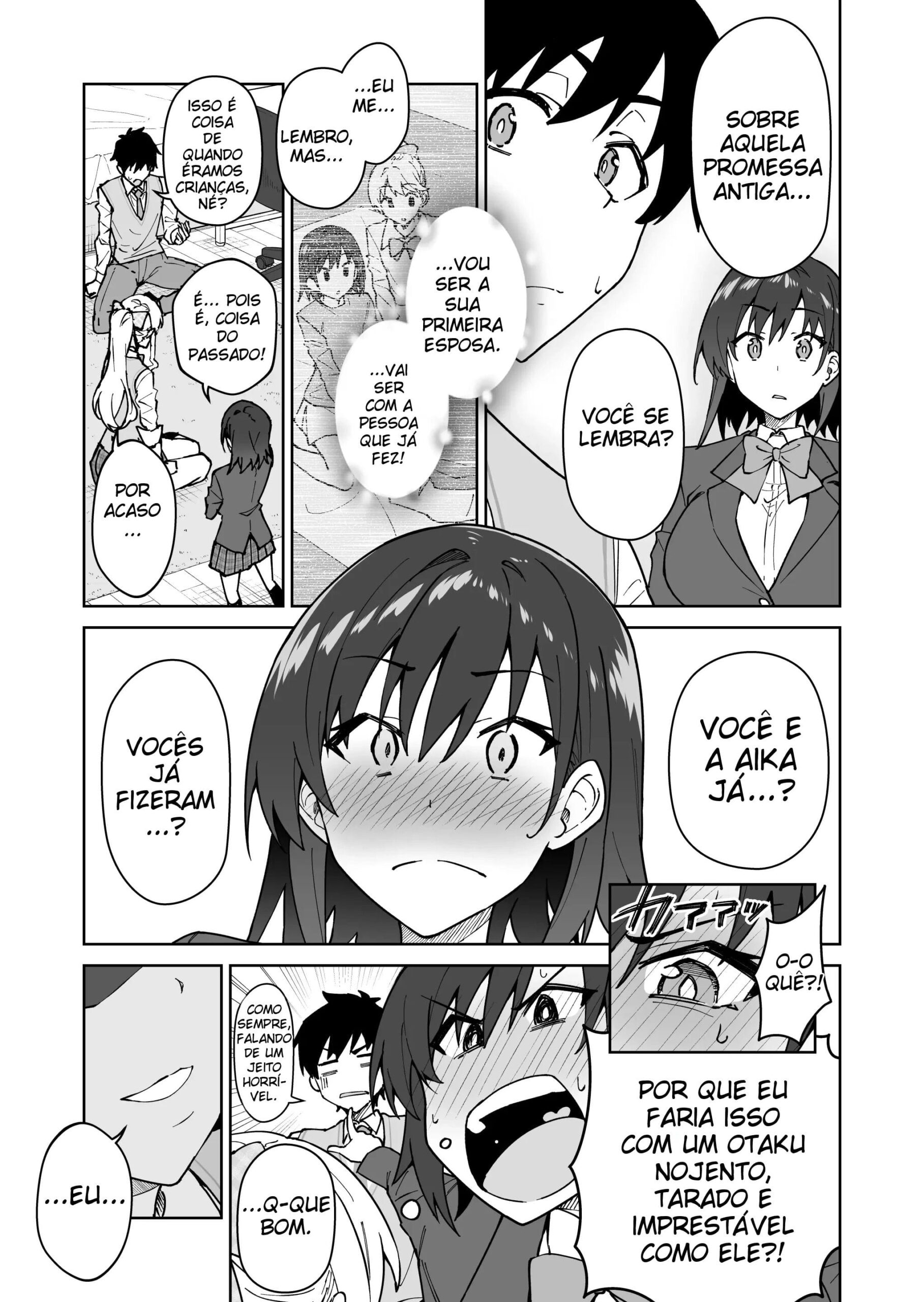 Atravesse Meu Coração ~ A Membro Tsundere do Comitê Disciplinar e a Linda Estudante de Intercâmbio Loira ~ - Foto 13