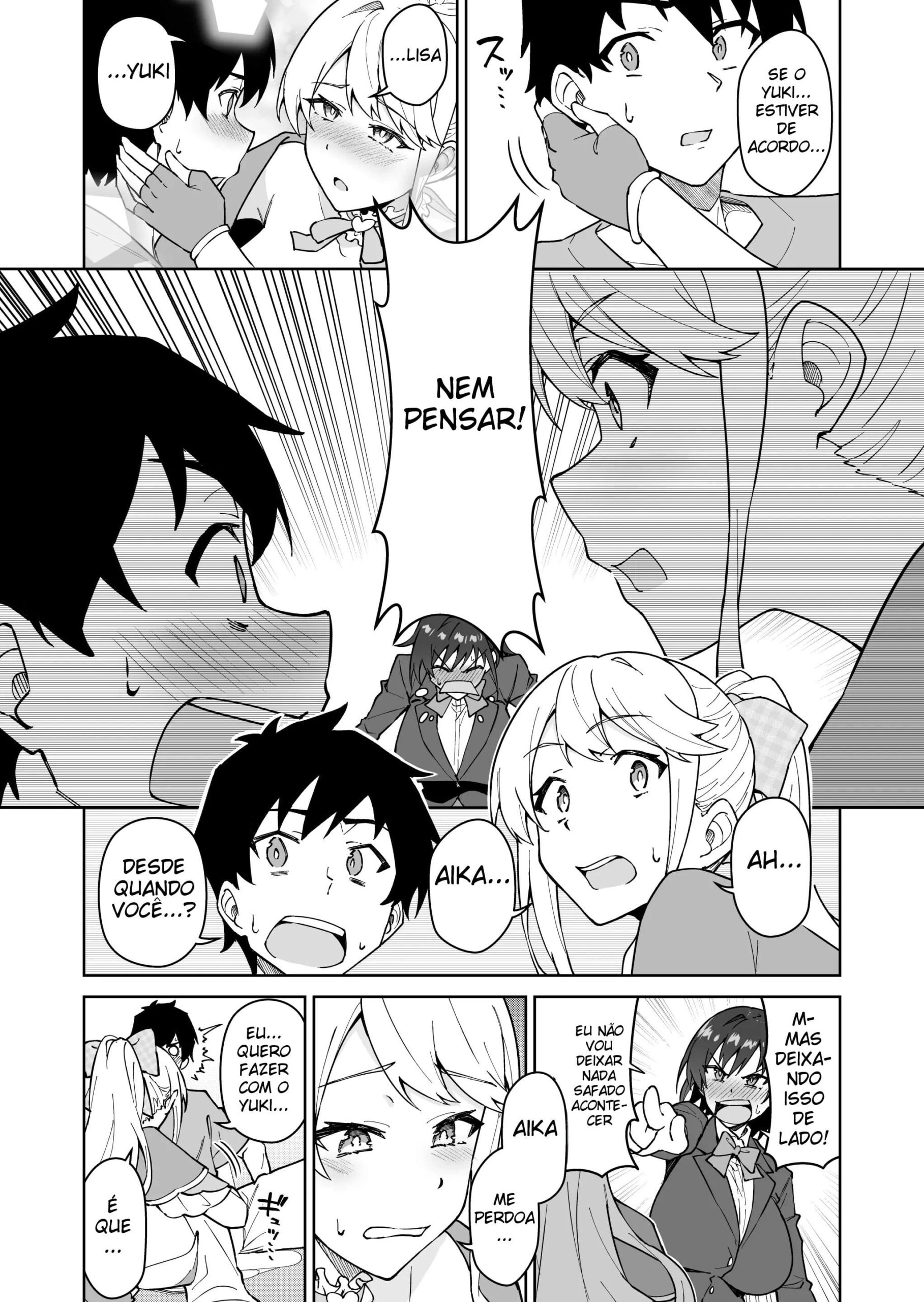 Atravesse Meu Coração ~ A Membro Tsundere do Comitê Disciplinar e a Linda Estudante de Intercâmbio Loira ~ - Foto 19