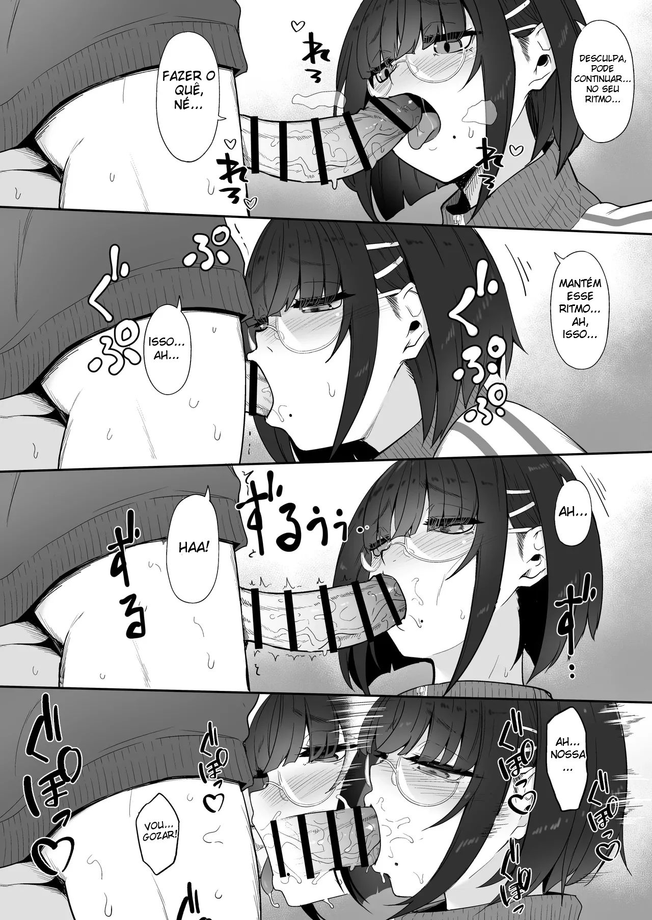 A História de Quando Emprestei Um Mangá para a Minha Kouhai Otaku e Ela Me Masturbou - Foto 24