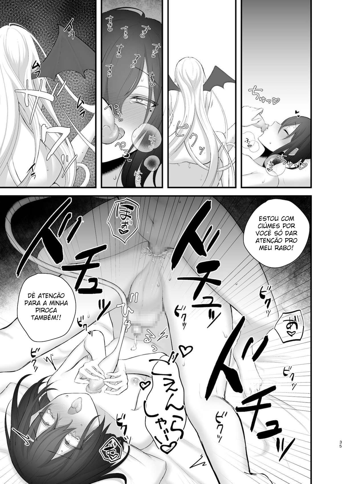 Um Mangá Em Que Um Rapaz Mimado Recebe Uma "Lição" de Uma Súcubo F***. - Foto 35