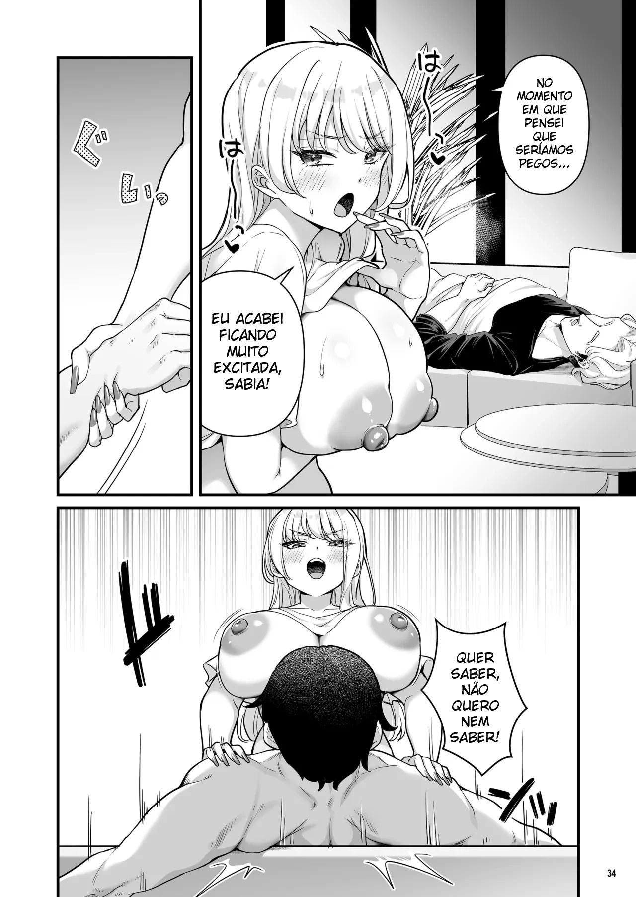 Fiz Um Sexo Selvagem Com Uma Gyaru Peituda Que Trabalhava Meio Período! 4 - Foto 36
