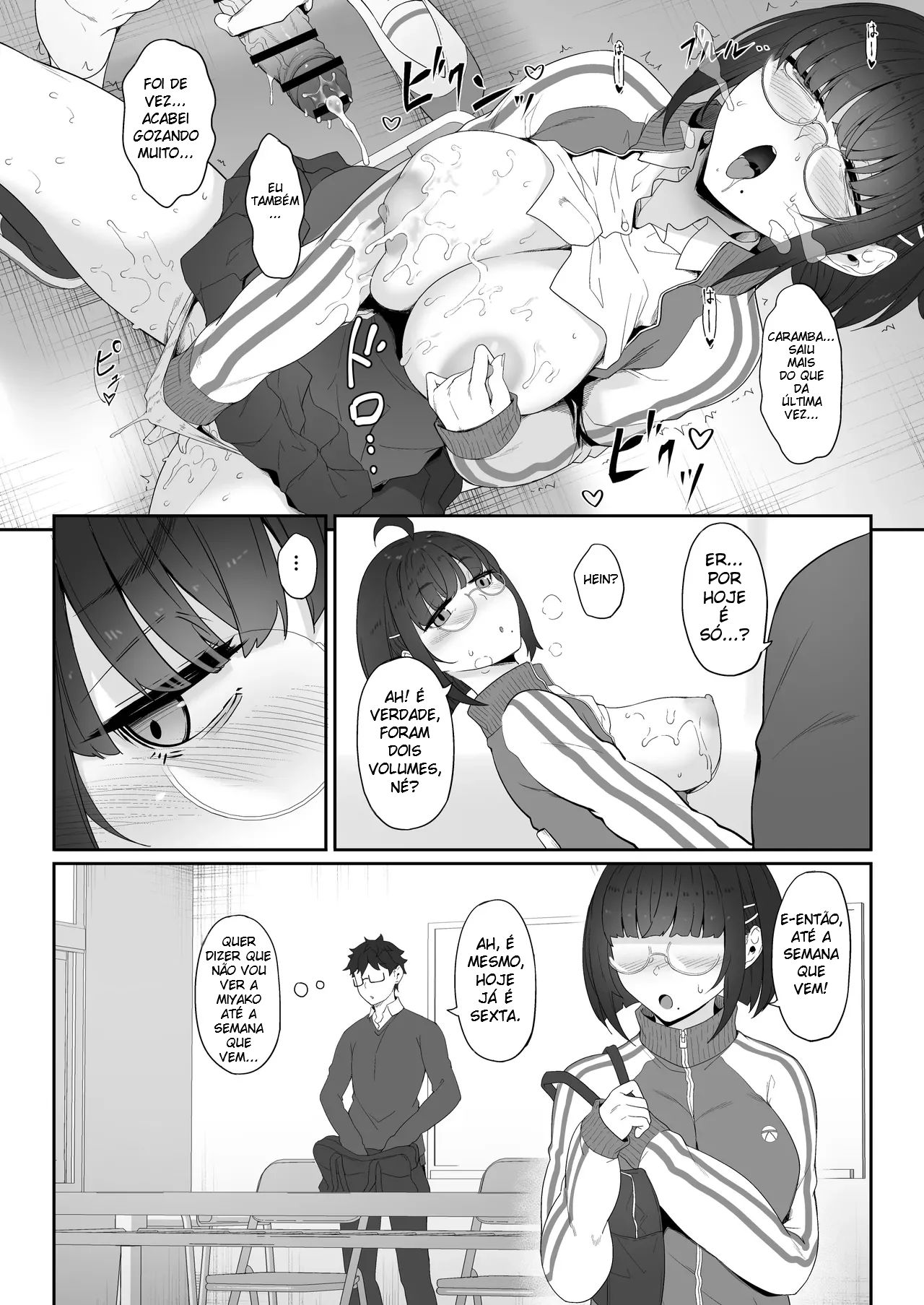 A História de Quando Emprestei Um Mangá para a Minha Kouhai Otaku e Ela Me Masturbou - Foto 37