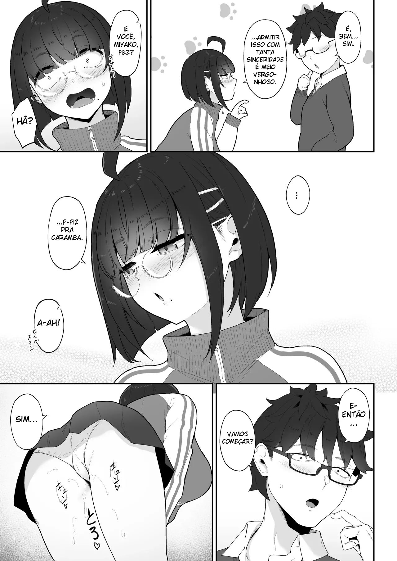 A História de Quando Emprestei Um Mangá para a Minha Kouhai Otaku e Ela Me Masturbou - Foto 40