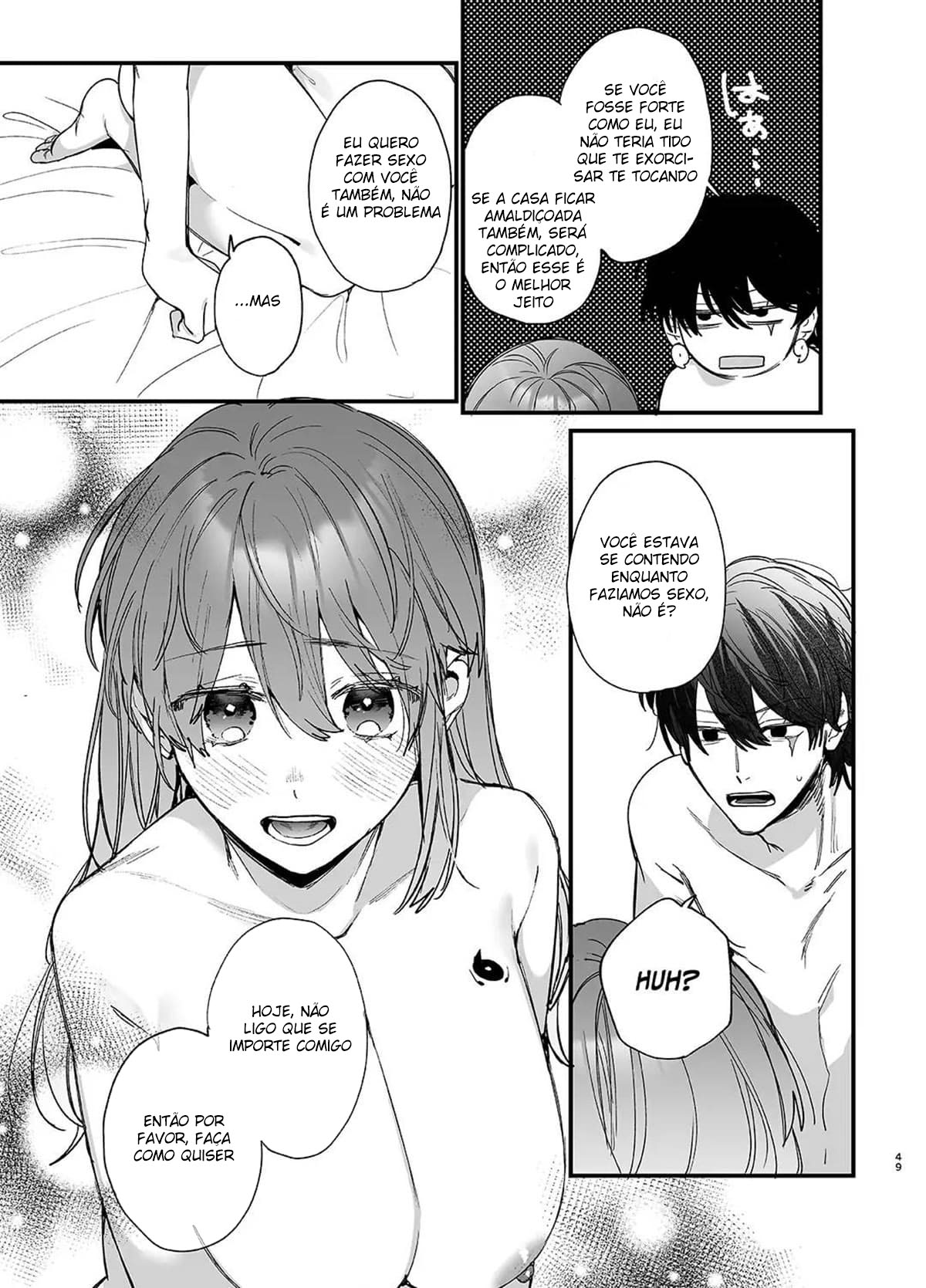 Até Que o Exorcista de Merda Ren-kun, me Conquistou Com Seu Abraço. - Foto 49