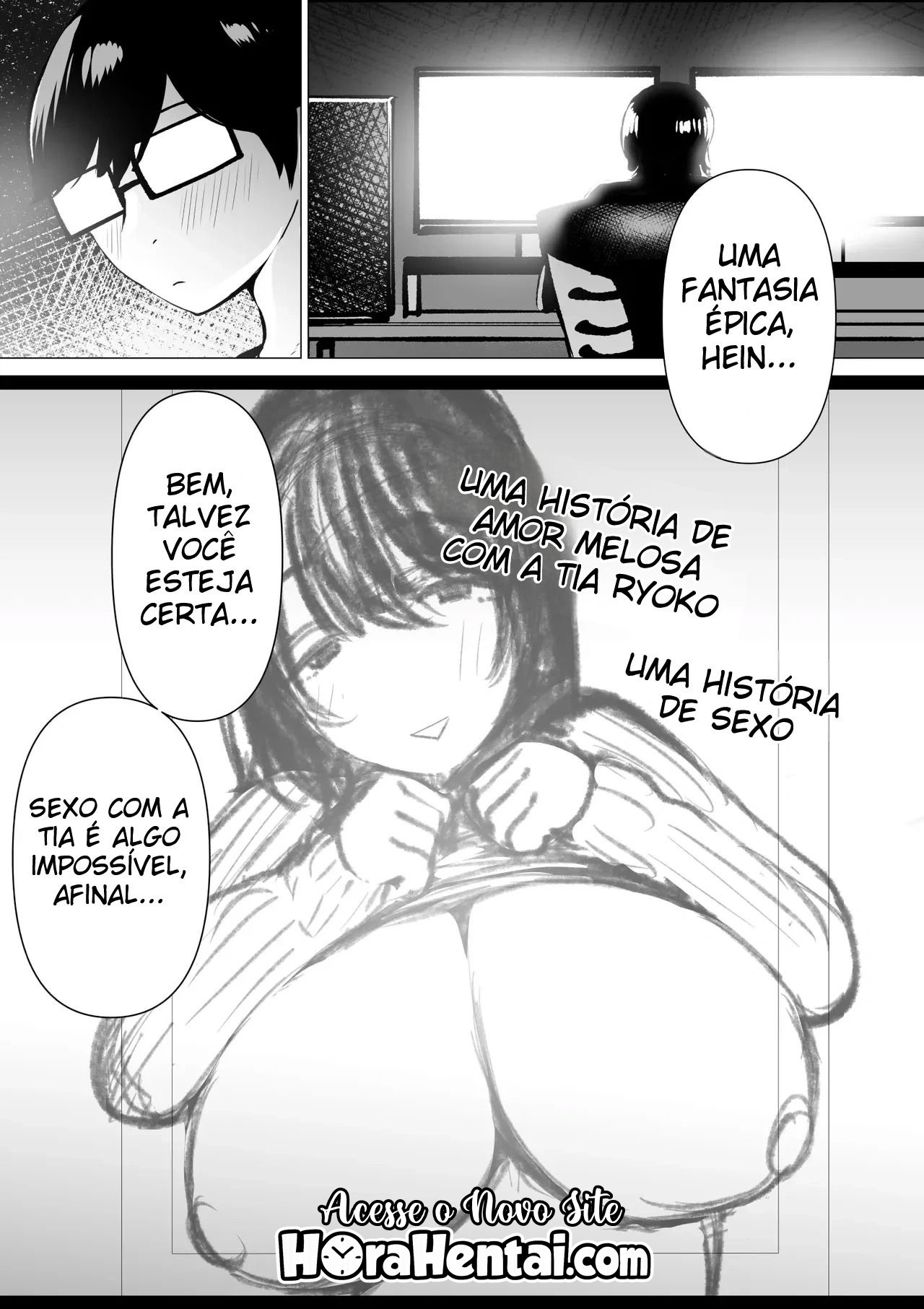 Uma História Sobre Um Sobrinho Virgem e Recluso, Que Desenha Mangá Erótico, e Sua Tia Fazendo Sexo Afetuoso - Foto 51