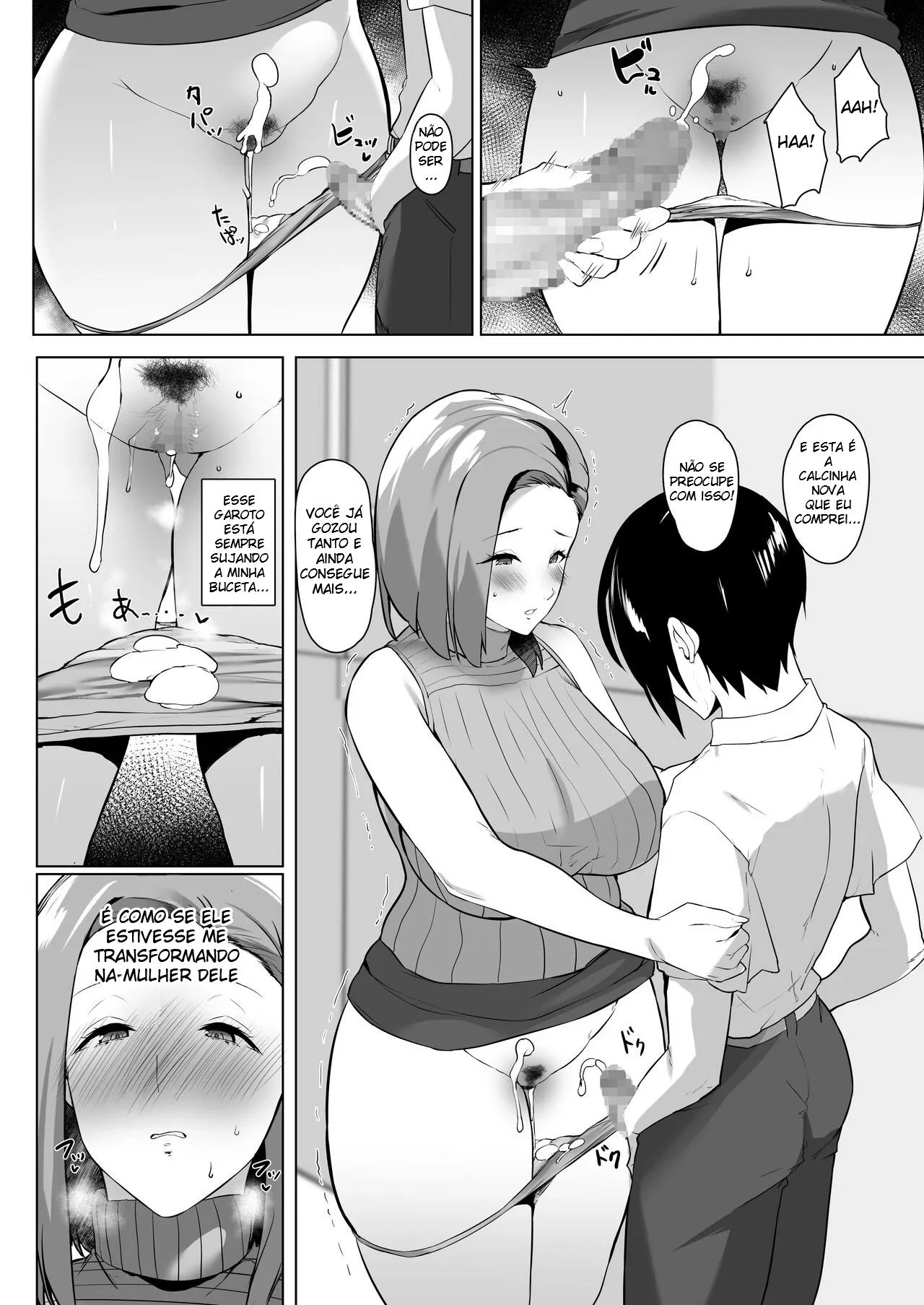 A História de Como Fiz Minha Mãe, Que Emanava Apelo Sexual Sem Perceber, Chegar Ao Orgasmo Repetidamente Com o Meu Pau Grande - Foto 61