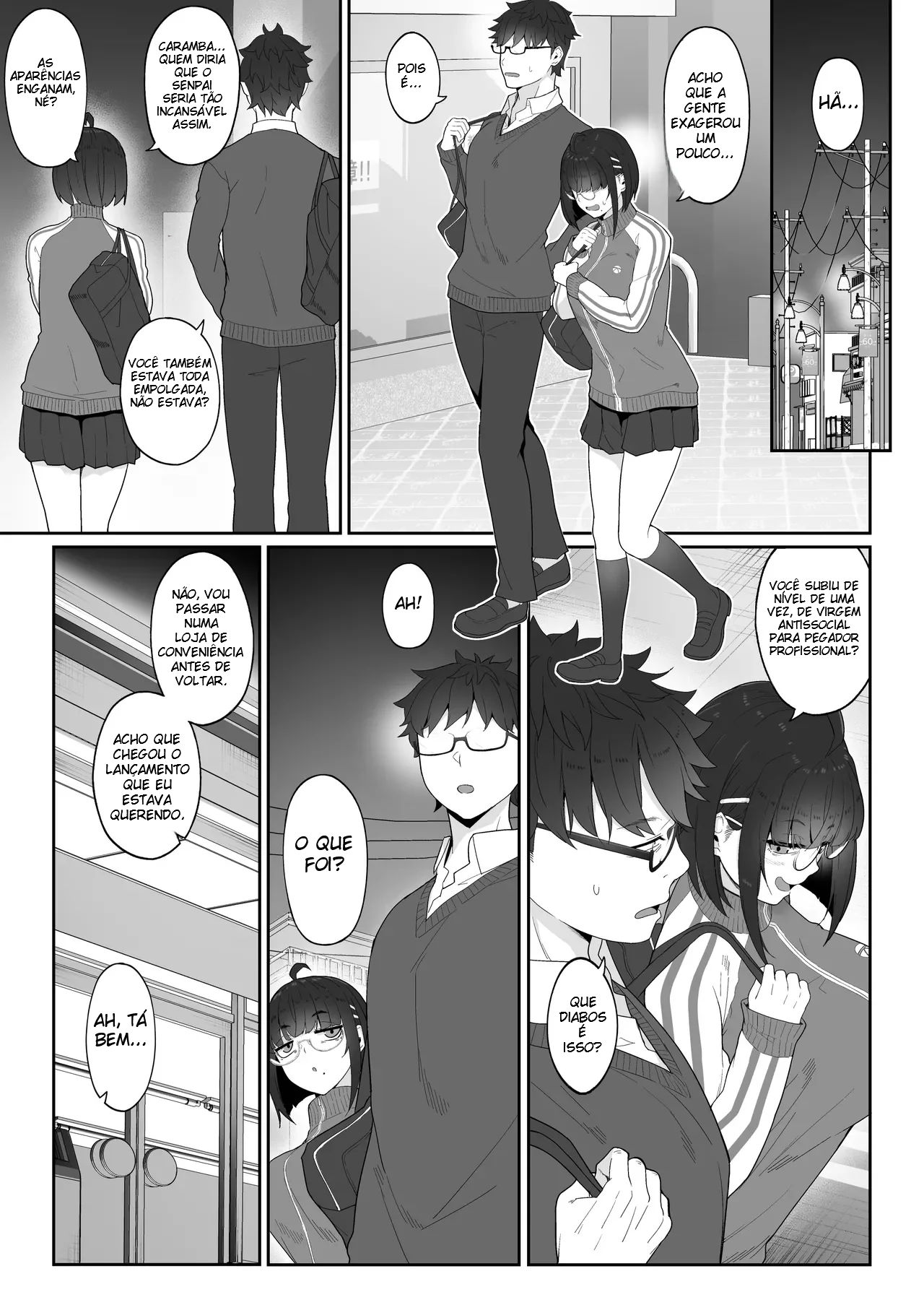 A História de Quando Emprestei Um Mangá para a Minha Kouhai Otaku e Ela Me Masturbou - Foto 74
