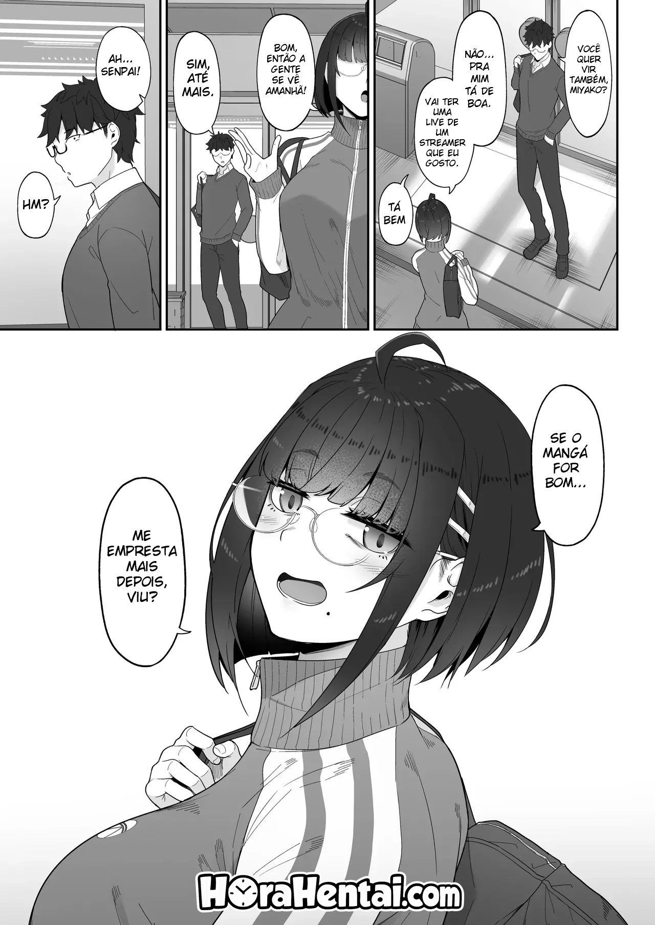 A História de Quando Emprestei Um Mangá para a Minha Kouhai Otaku e Ela Me Masturbou - Foto 75