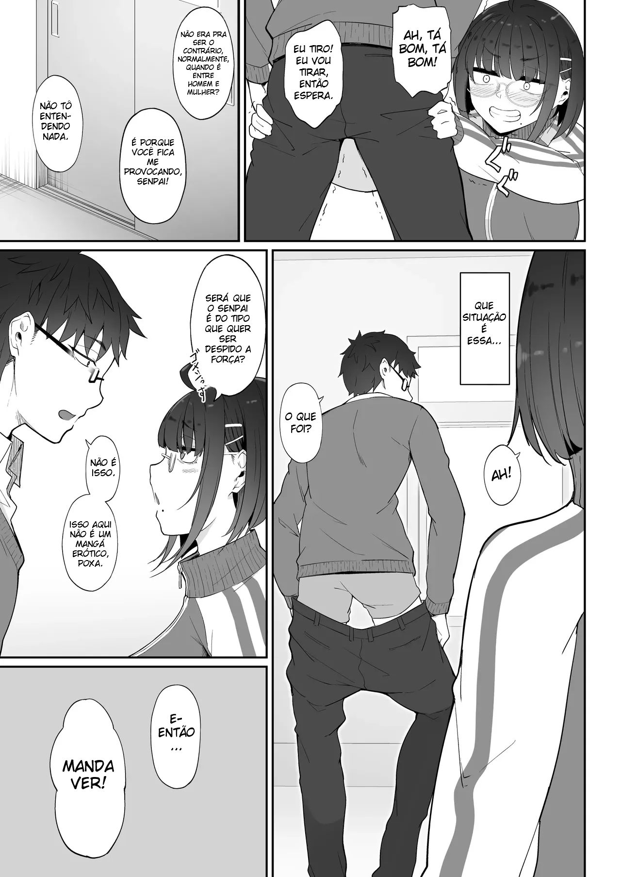 A História de Quando Emprestei Um Mangá para a Minha Kouhai Otaku e Ela Me Masturbou - Foto 8