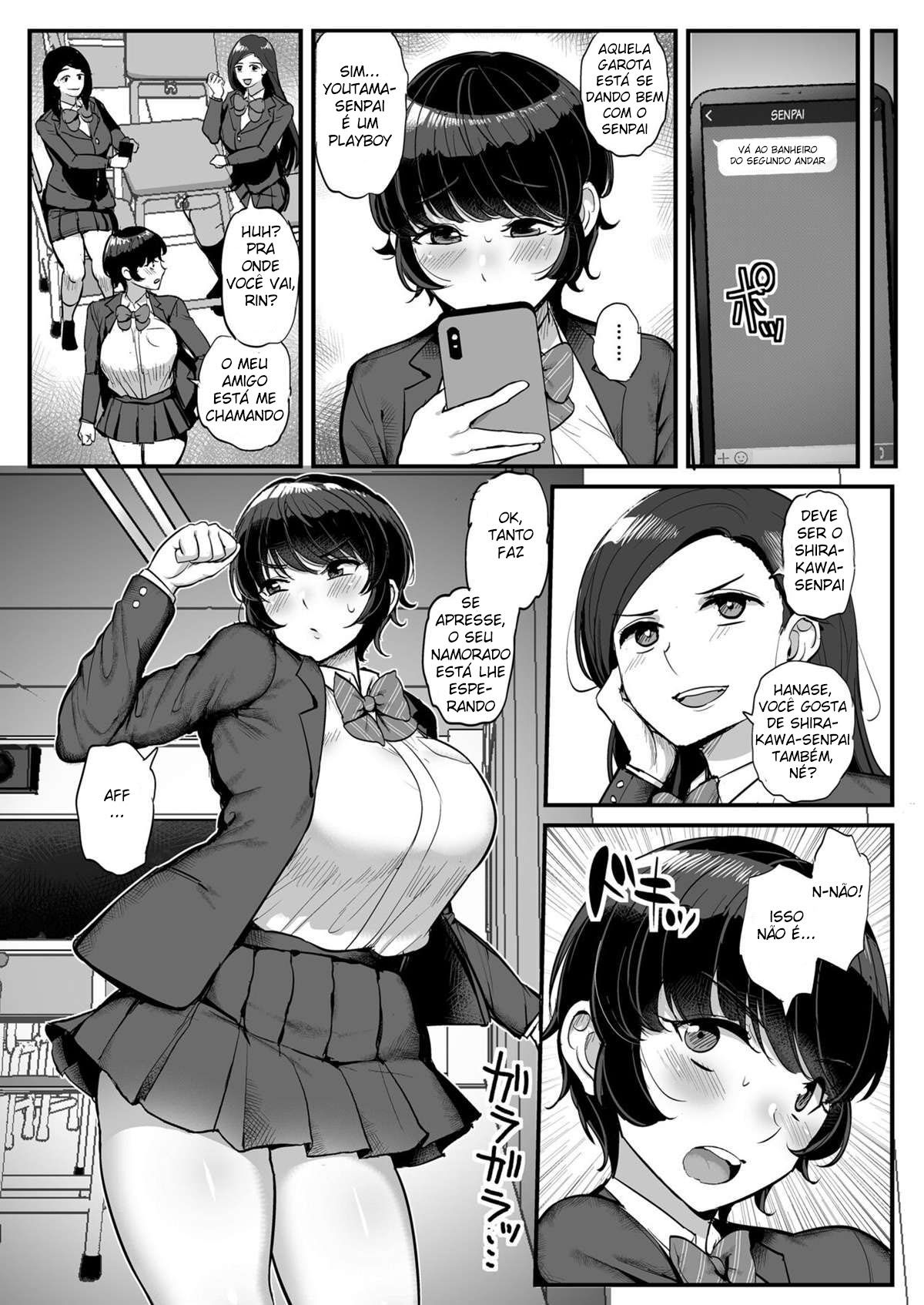 Minha Namorada com Ar de Garoto Fode Com O Senpai - Foto 25