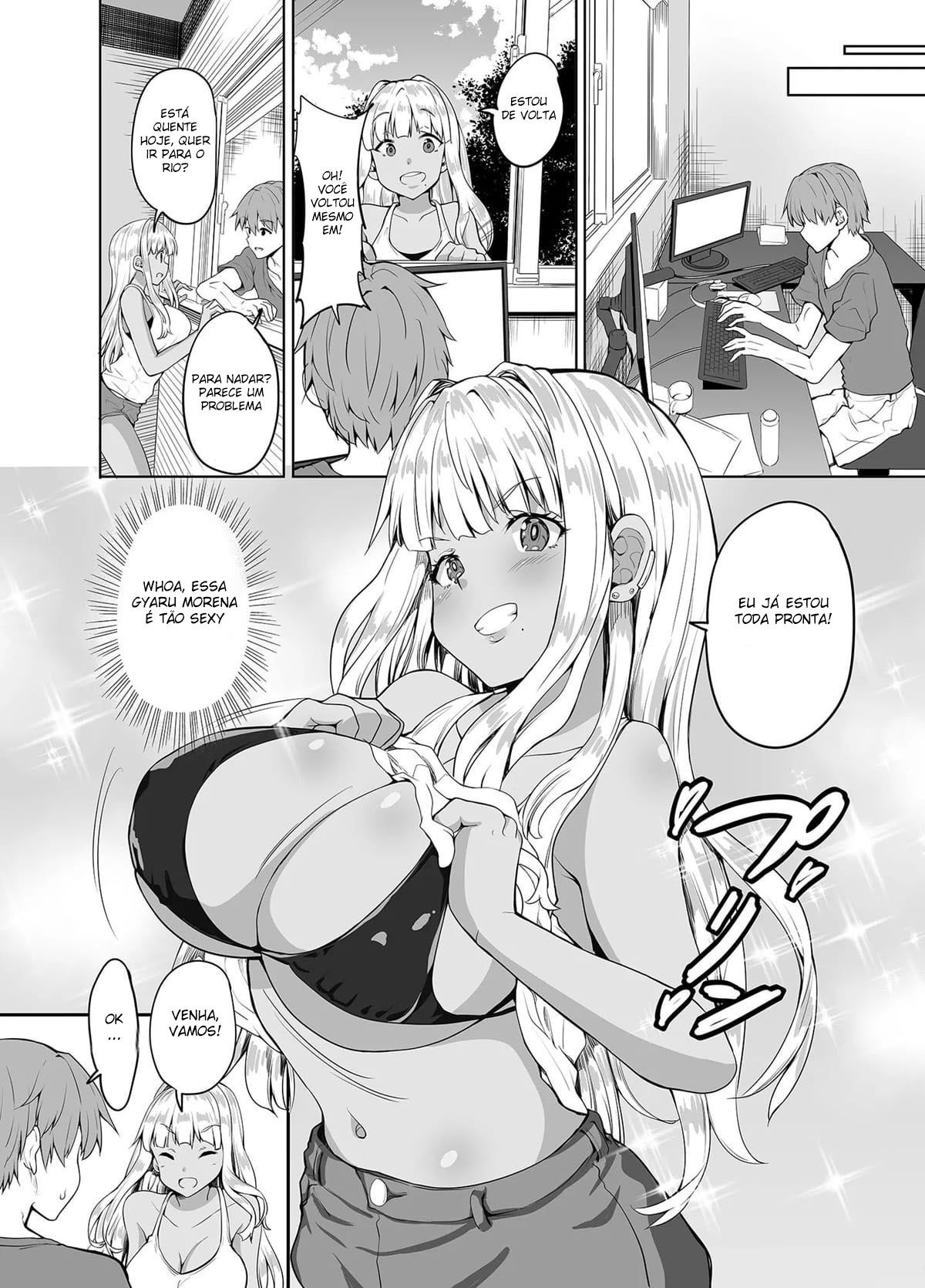Eu me Casei com uma Gyaru Morena do Interior - Foto 13