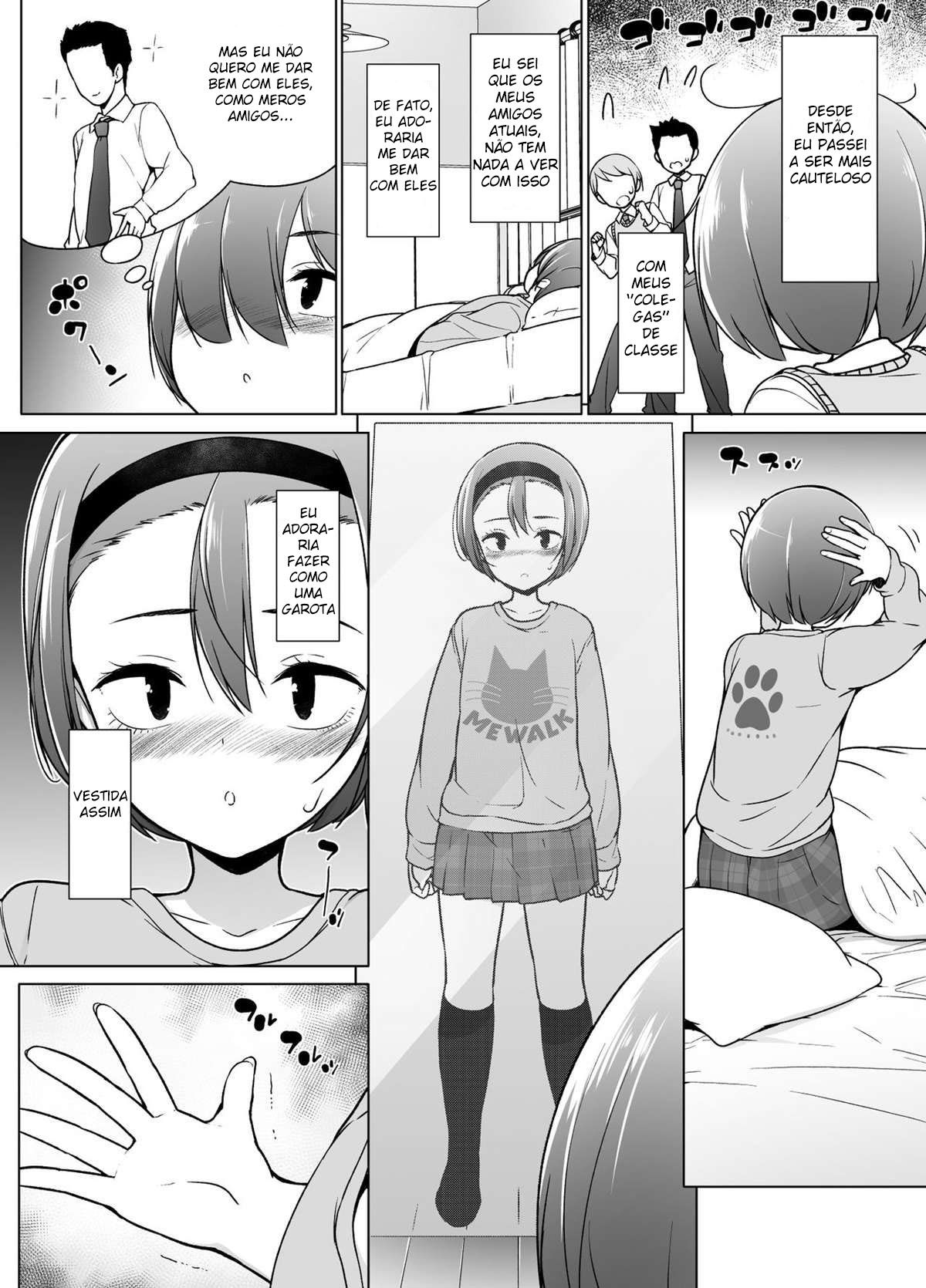 Uma História Sobre Um Cara Que Se Veste de Mulher, Bastante Cauteloso, Que Acaba Fazendo Coisas Picantes Depois de Ser Paquerado por Um Colega de Classe - Foto 5