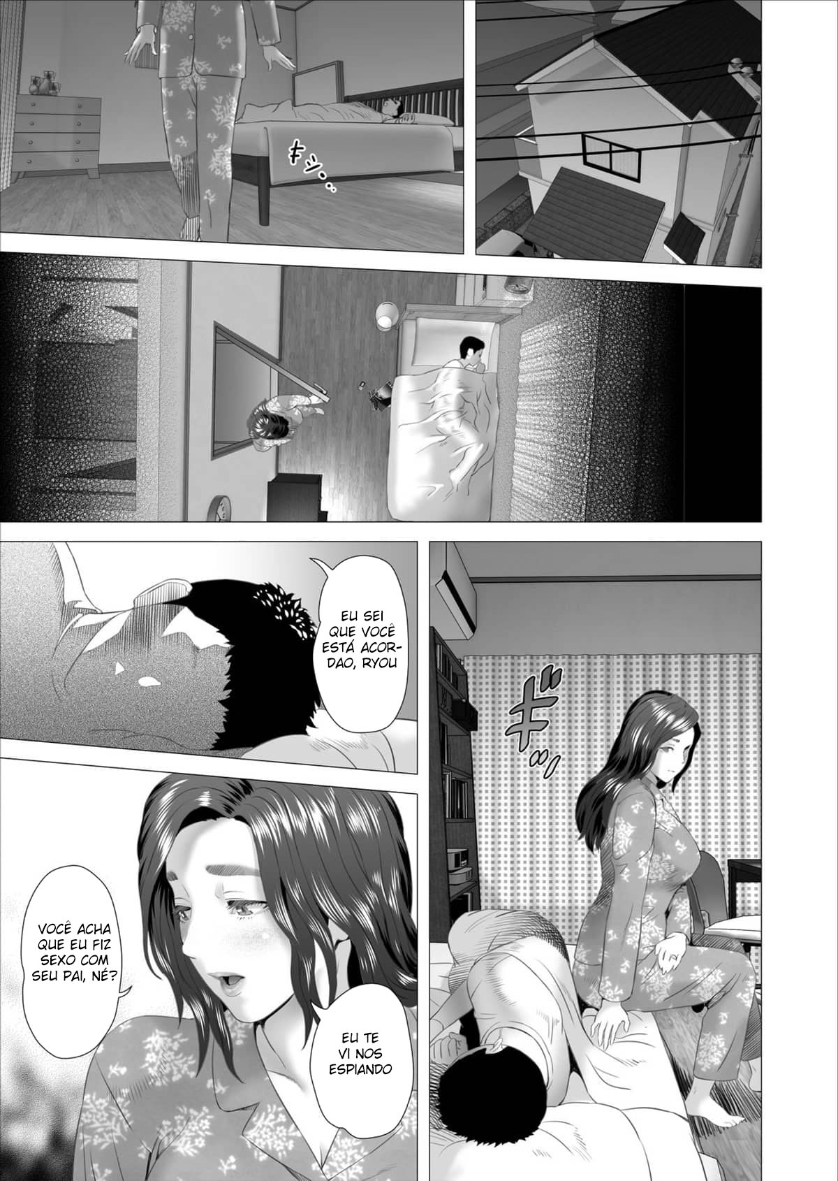 Sedução da Vizinhança ~Filho Fazendo Amor Com Sua Mãe Atrás de Seu Marido~ - Foto 7