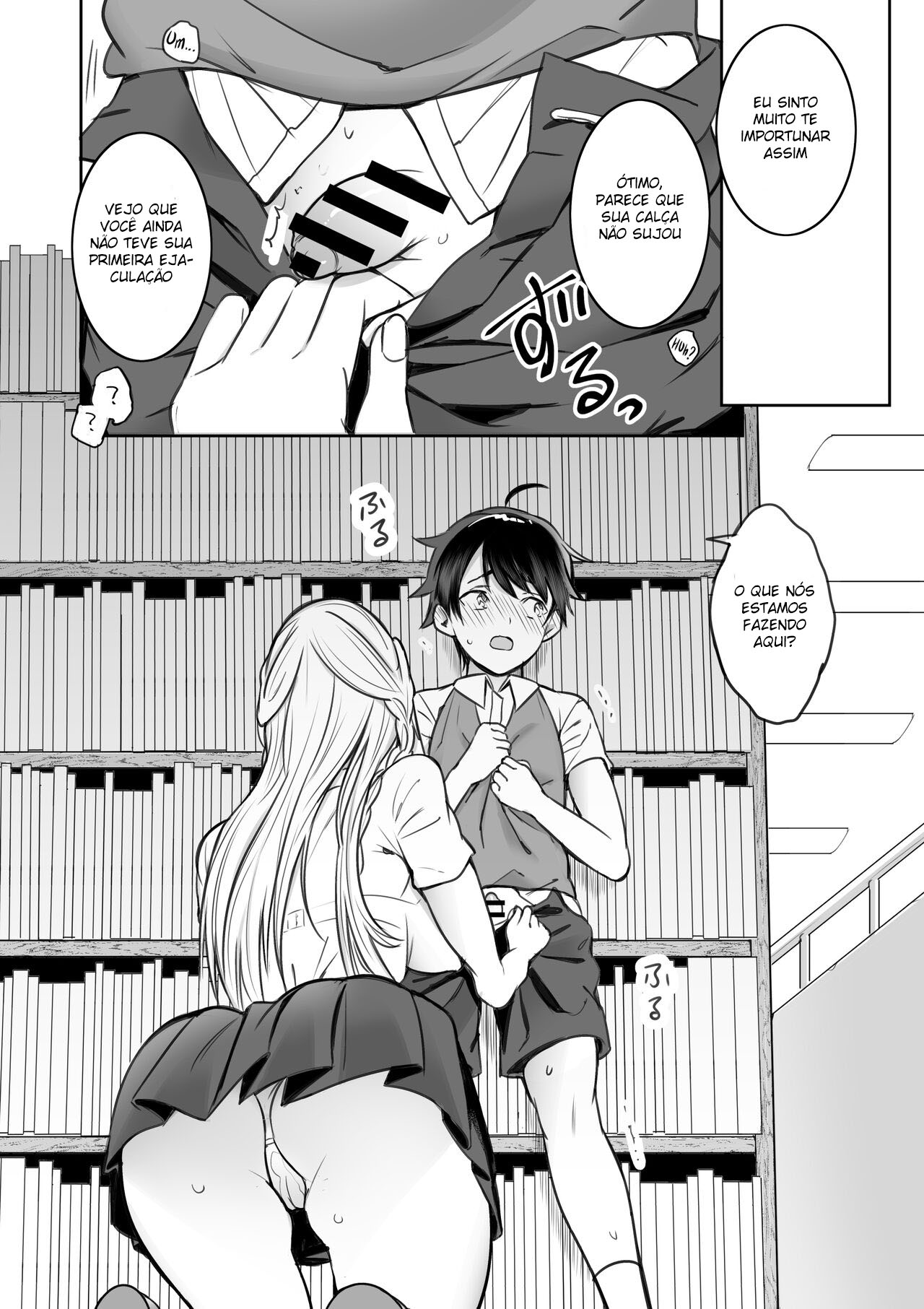 Uma História Sobre as Coisas Safadas que a Onee-San que Conheci na Biblioteca faz Comigo - Foto 6