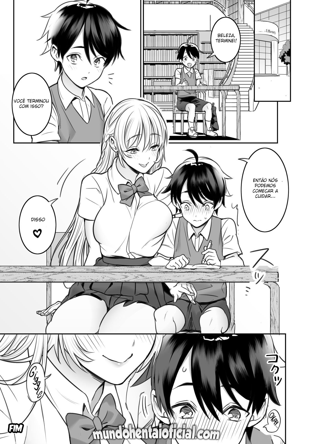 Uma História Sobre as Coisas Safadas que a Onee-San que Conheci na Biblioteca faz Comigo - Foto 25
