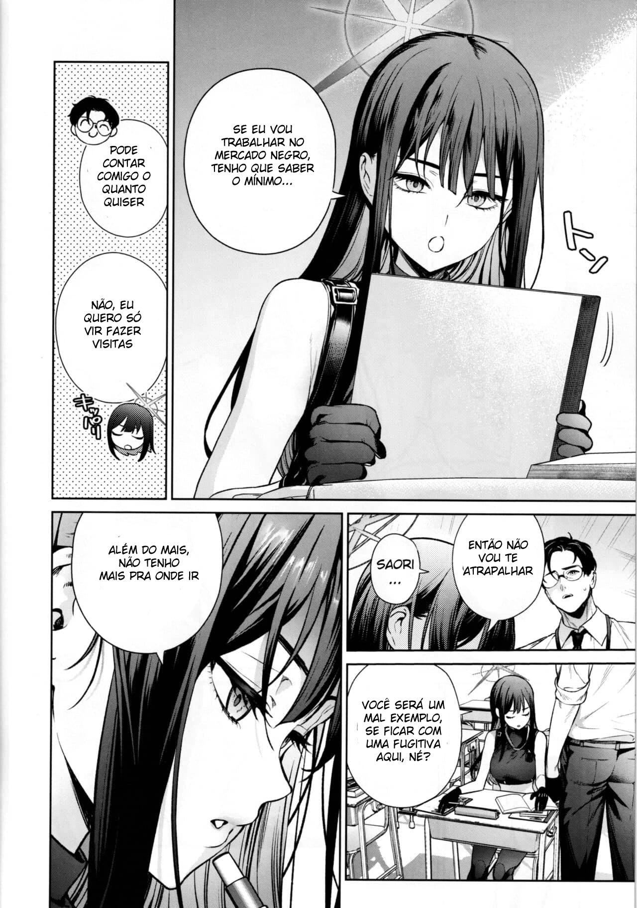 Um Livro Sobre Como Ensinar Saori e Atsuko a Estudar - Foto 4
