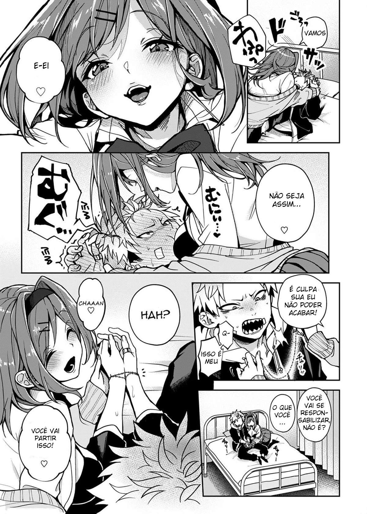 Um menino delinquente é provocado por uma lasciva Onee-san - Foto 13