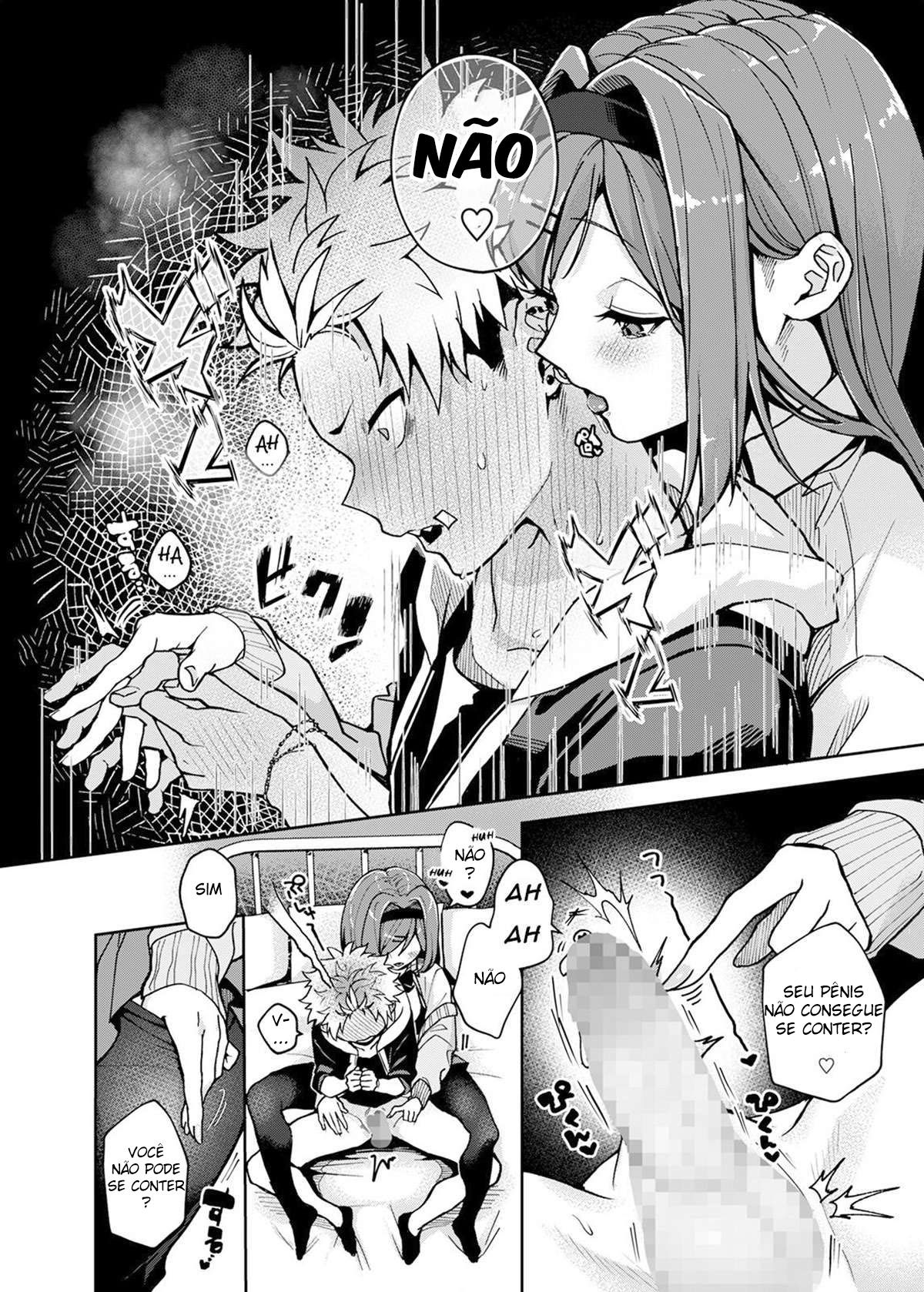 Um menino delinquente é provocado por uma lasciva Onee-san - Foto 20