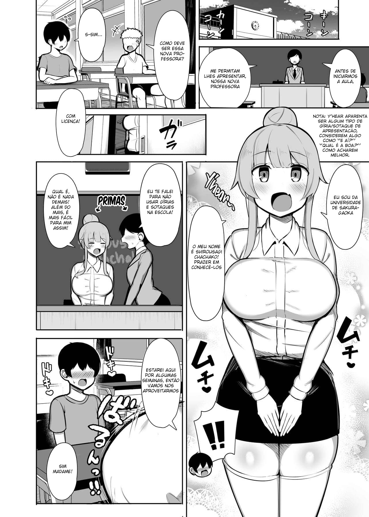 Uma história sobre como fui esmagado, atacado e acariciado por uma professora estagiária que fala o dialeto Kansai “Y’hear ♥” - Foto 3