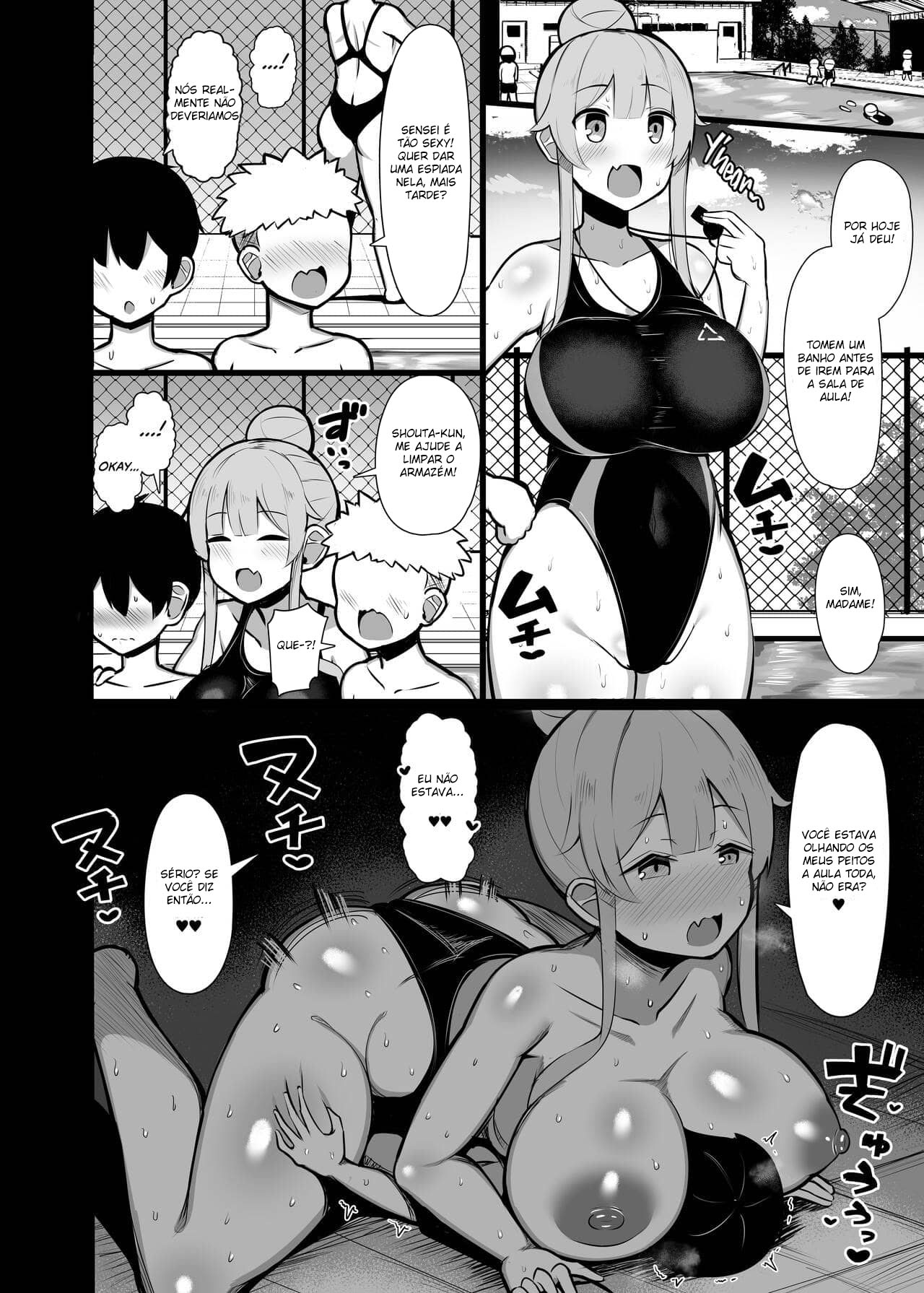 Uma história sobre como fui esmagado, atacado e acariciado por uma professora estagiária que fala o dialeto Kansai “Y’hear ♥” - Foto 17