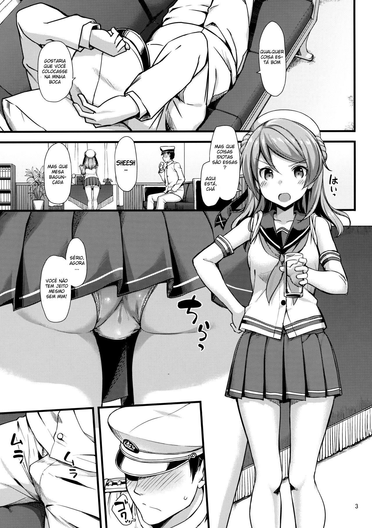 Urakaze Fica Satisfeita Mesmo com um Almirante Tarado! - Foto 5